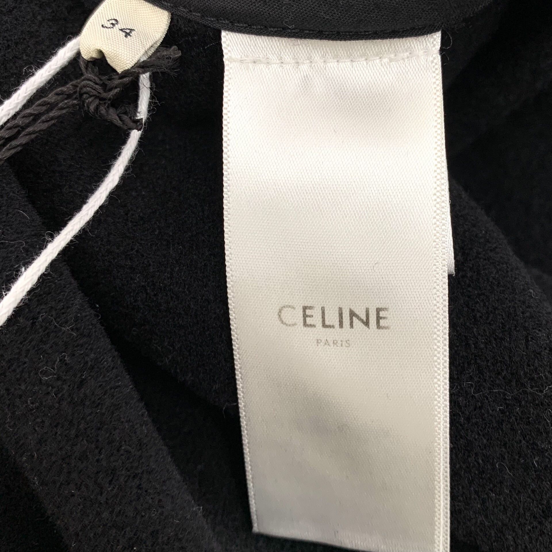 Celine Celine Black Coat 22 Women Size XS / US 0-2 / IT 36-38 - 6 Thumbnail