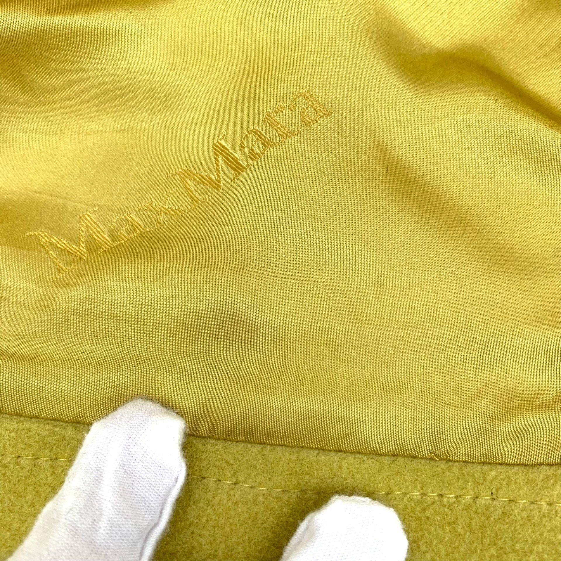 Max Mara Max Mara Wool Yellow Coat M Women Size M / US 6-8 / IT 42-44 - 9 Thumbnail