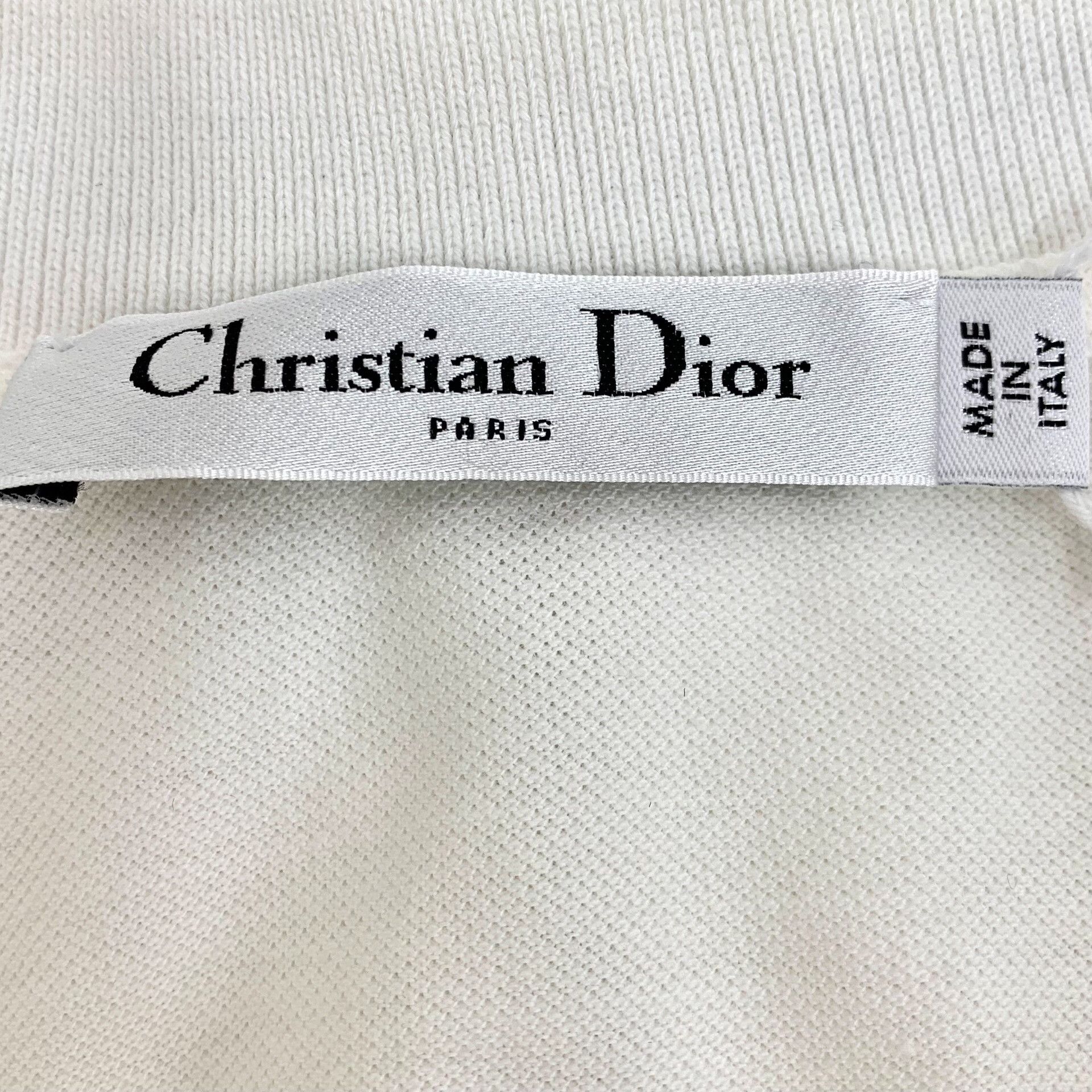 Dior Dior Retro Cotton White Polo XS Men Size US XS / EU 42 / 0 - 6 Thumbnail
