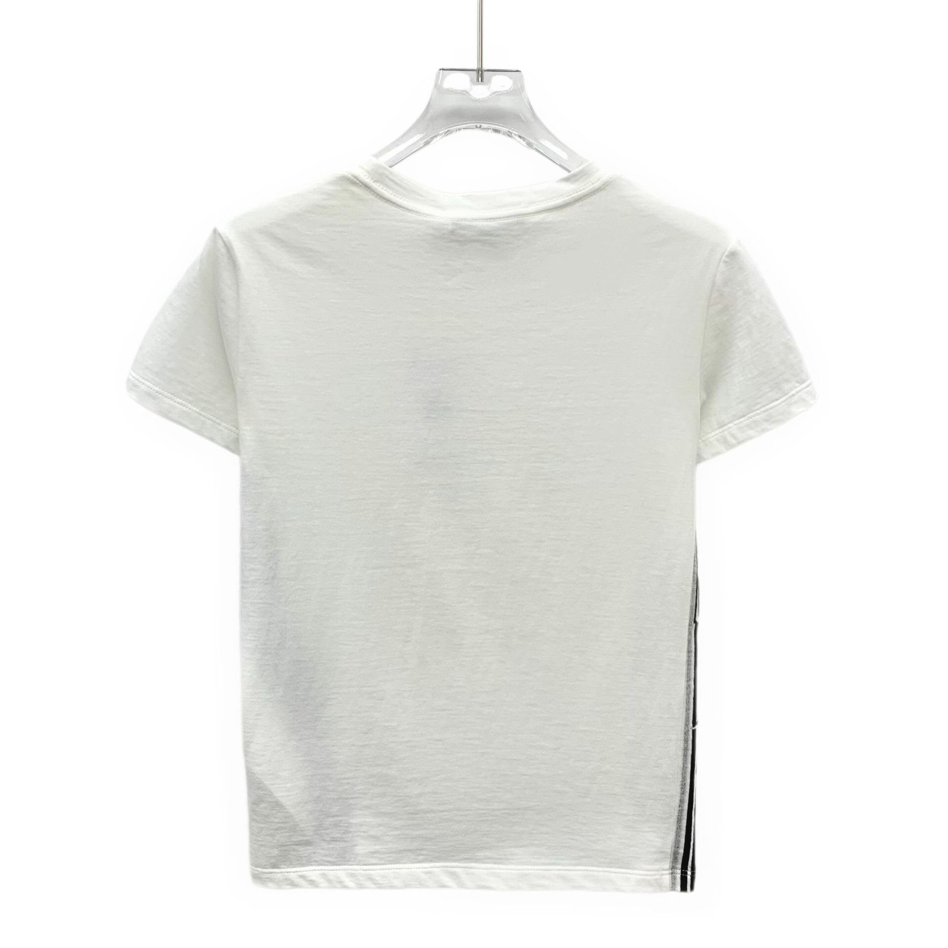 Dior Dior Cotton White T-Shirt XS Women Size XS / US 0-2 / IT 36-38 - 2 Thumbnail
