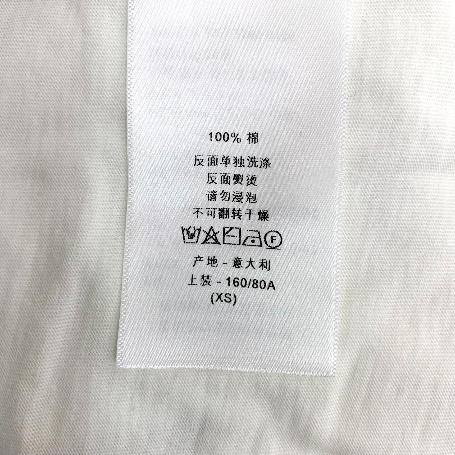 Dior Dior Cotton White T-Shirt XS Women Size XS / US 0-2 / IT 36-38 - 7 Thumbnail
