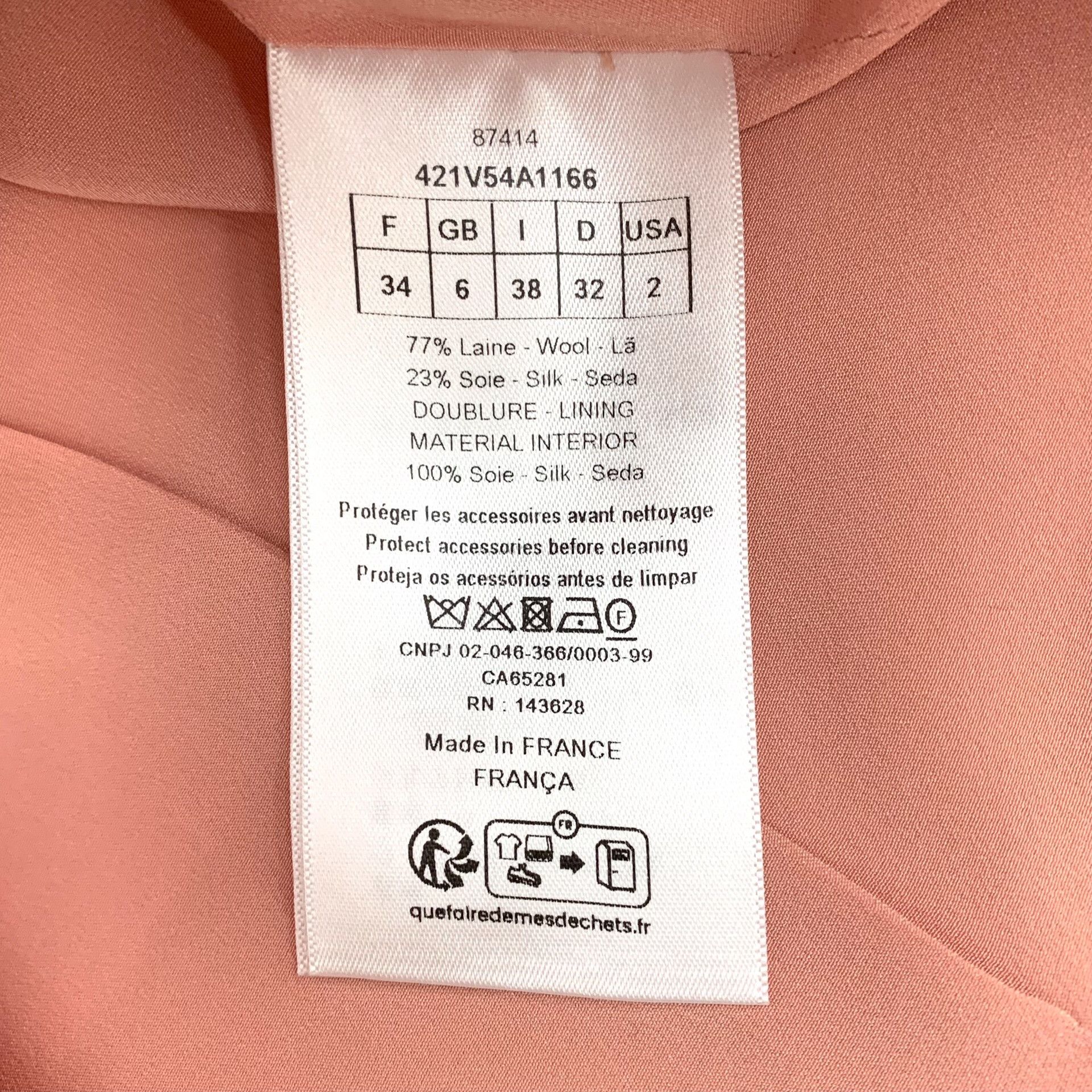 Dior Dior Pink Light Jacket 34 Men Size US XS / EU 42 / 0 - 6 Thumbnail