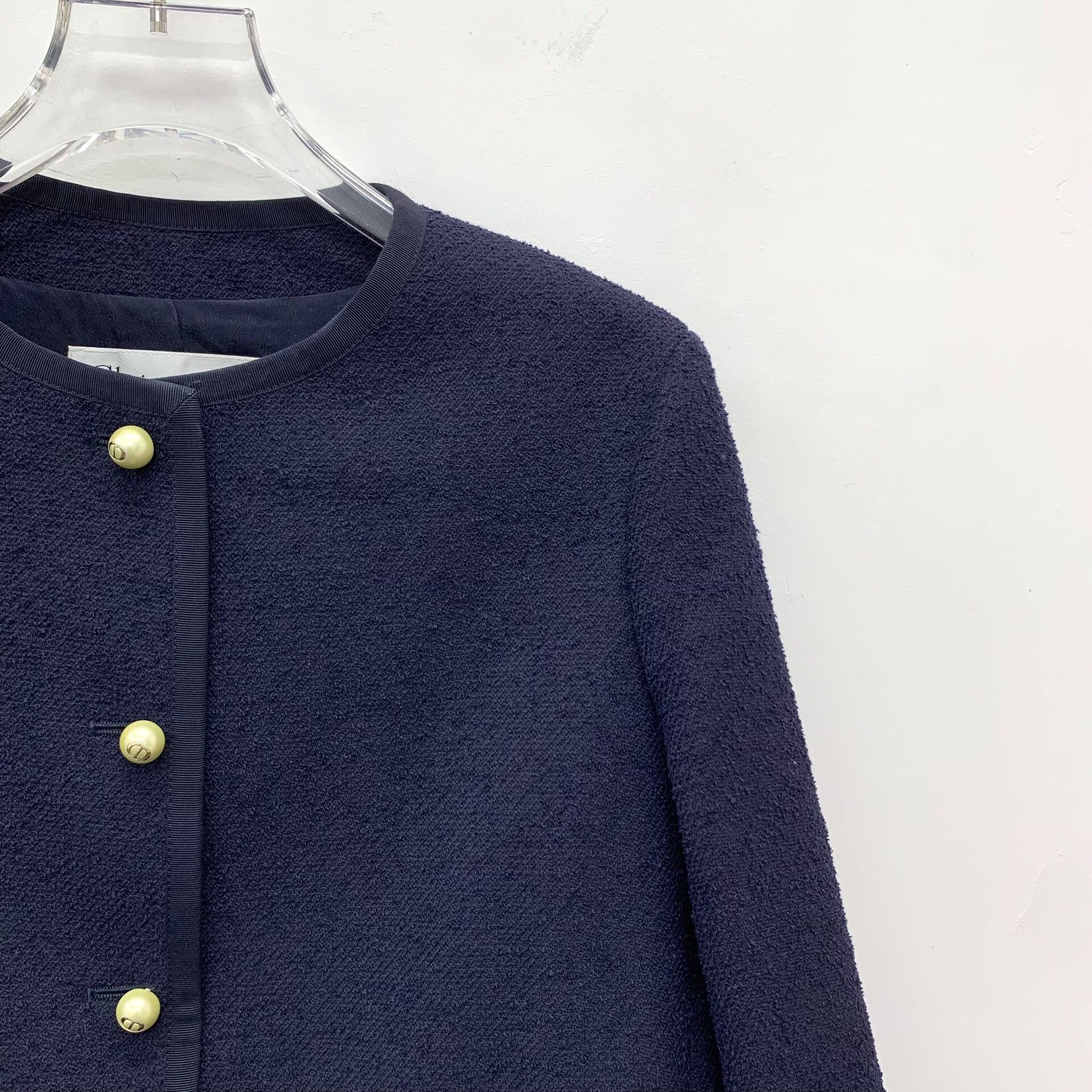 Dior Dior Wool Blue Jacket XXS Women Size XXS / US 00 / IT 34 - 3 Thumbnail