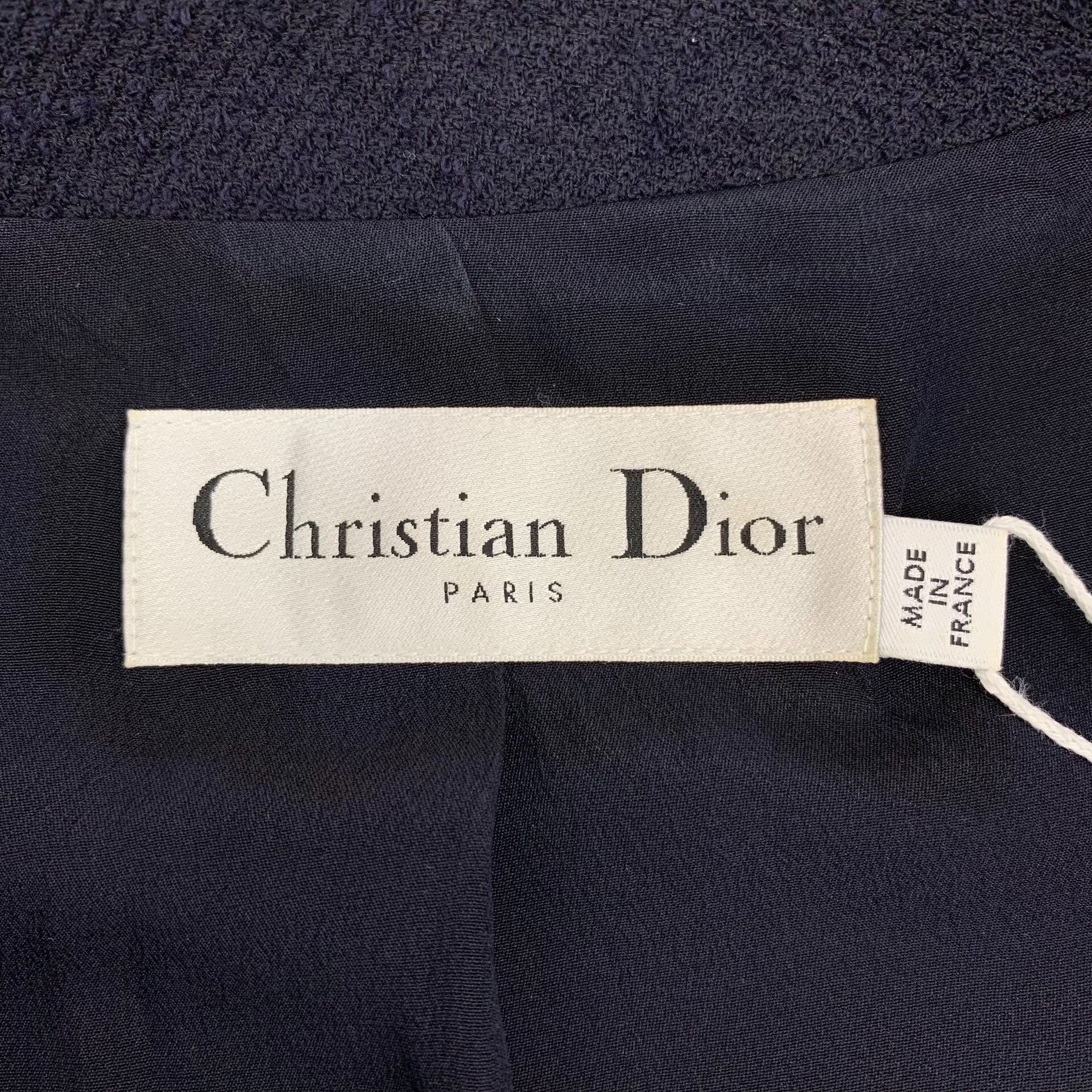 Dior Dior Wool Blue Jacket XXS Women Size XXS / US 00 / IT 34 - 5 Thumbnail