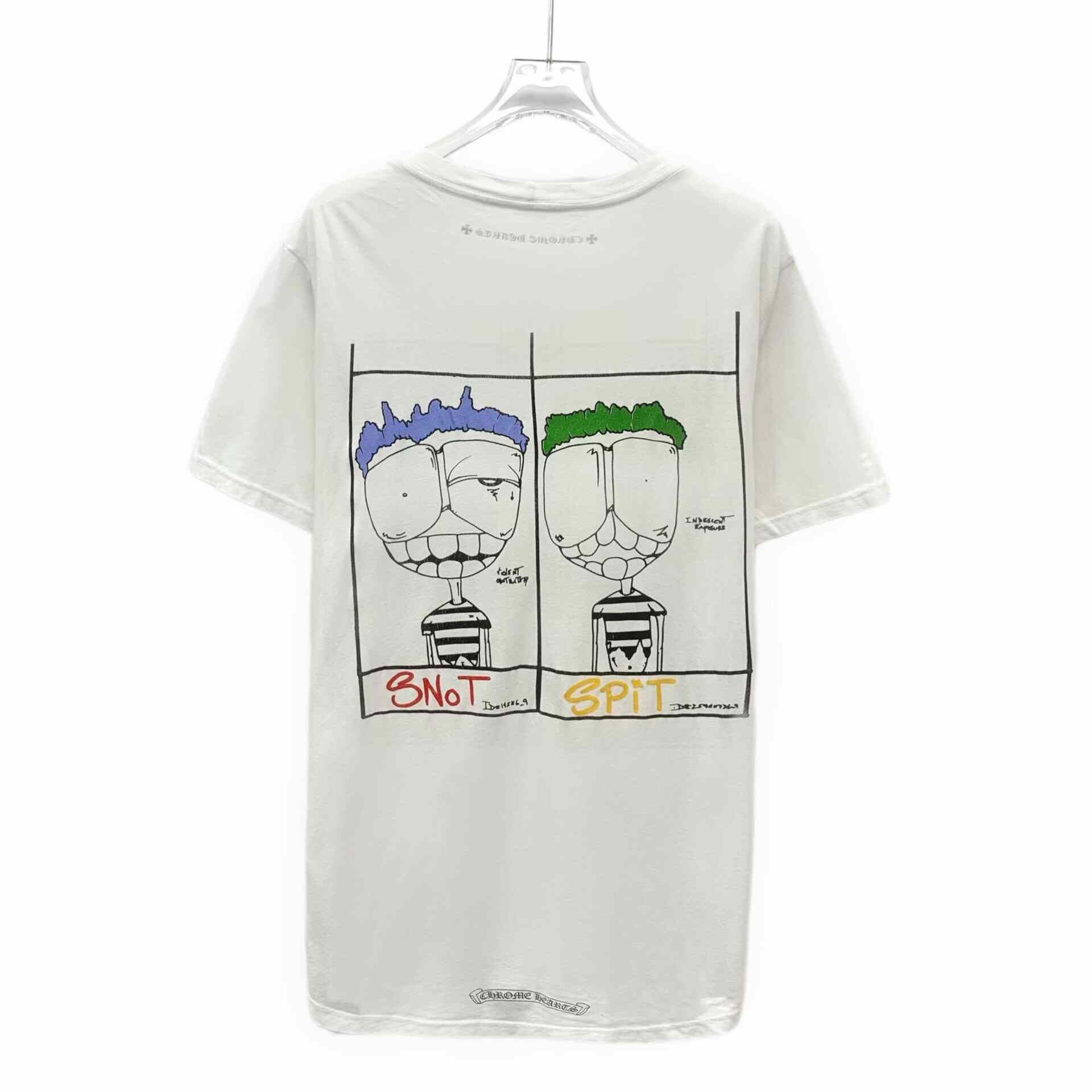 Chrome Hearts Chrome Hearts Printed Graphic White T-Shirt S Women Size S / US 4 / IT 40 - 2 Thumbnail