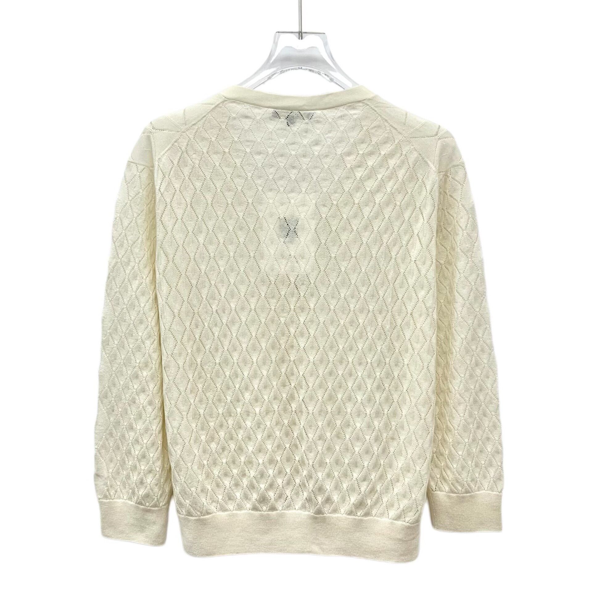 Thom Browne Thom Browne Knit Beige Sweater M Women Size M / US 6-8 / IT 42-44 - 2 Thumbnail