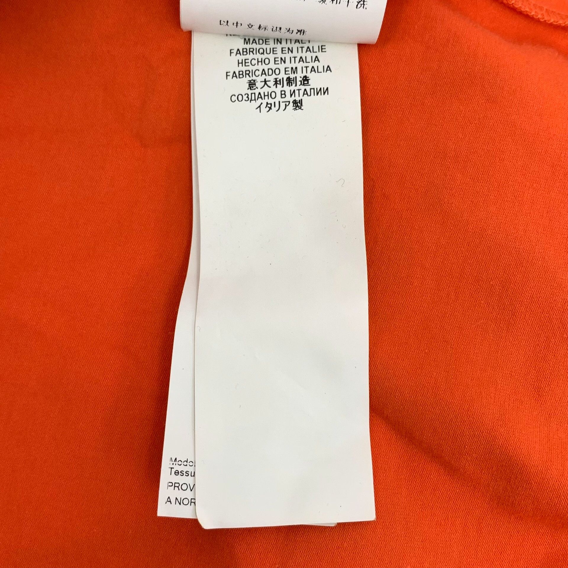 Versace Versace Floral Printed Orange T-Shirt M Men Size US M / EU 48-50 / 2 - 7 Thumbnail