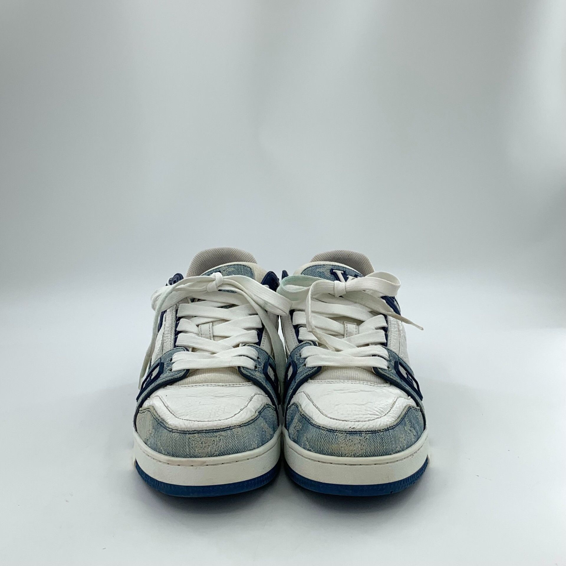 Louis Vuitton Louis Vuitton Blue Lowtop Sneakers 42 Men Size US 9 / EU 42 - 3 Thumbnail