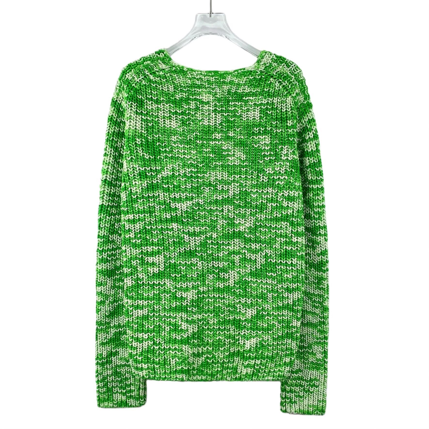 Celine Celine Knit Cotton Green Sweater M Women Size M / US 6-8 / IT 42-44 - 2 Thumbnail
