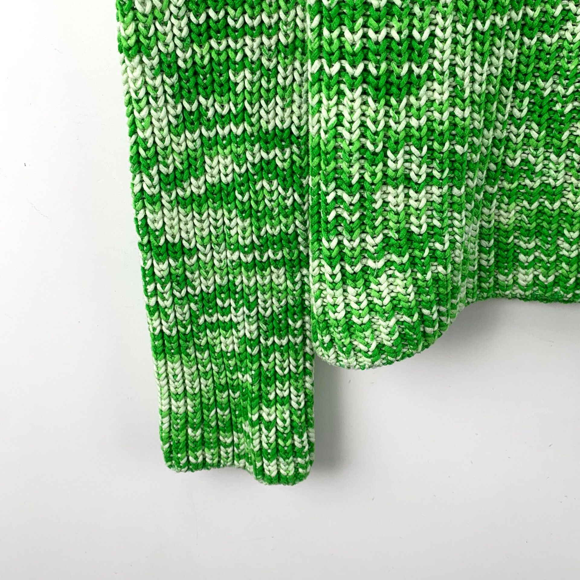 Celine Celine Knit Cotton Green Sweater M Women Size M / US 6-8 / IT 42-44 - 4 Thumbnail