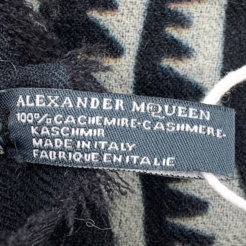 Alexander McQueen Alexander McQueen Black Scarf M Men Size ONE SIZE - 8 Thumbnail