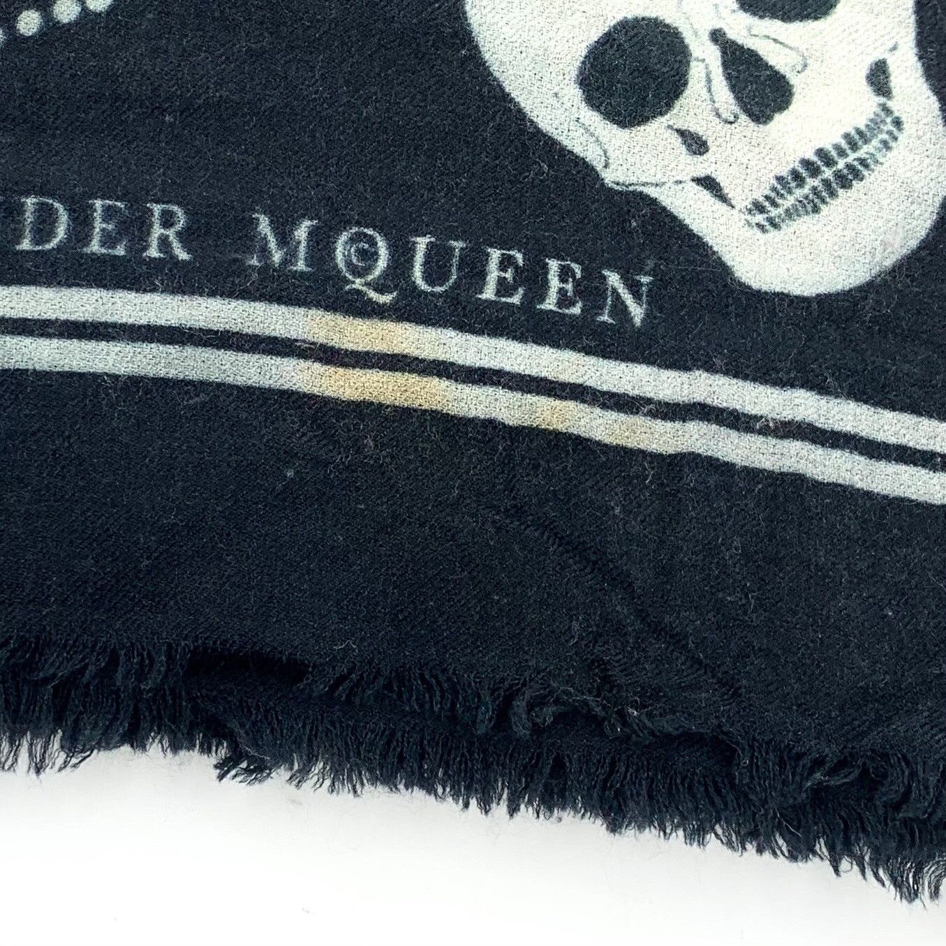 Alexander McQueen Alexander McQueen Black Scarf M Men Size ONE SIZE - 9 Thumbnail