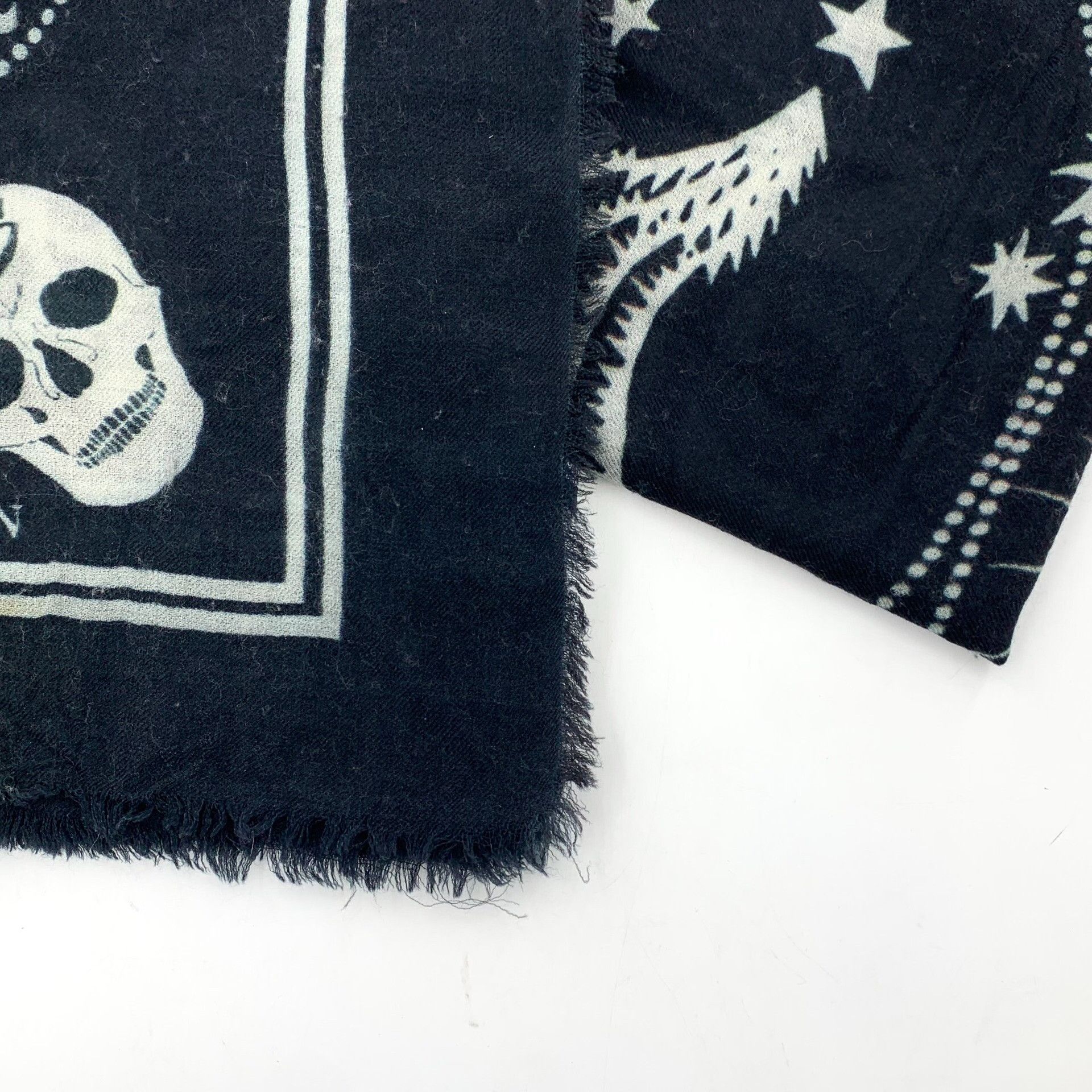 Alexander McQueen Alexander McQueen Black Scarf M Men Size ONE SIZE - 5 Thumbnail