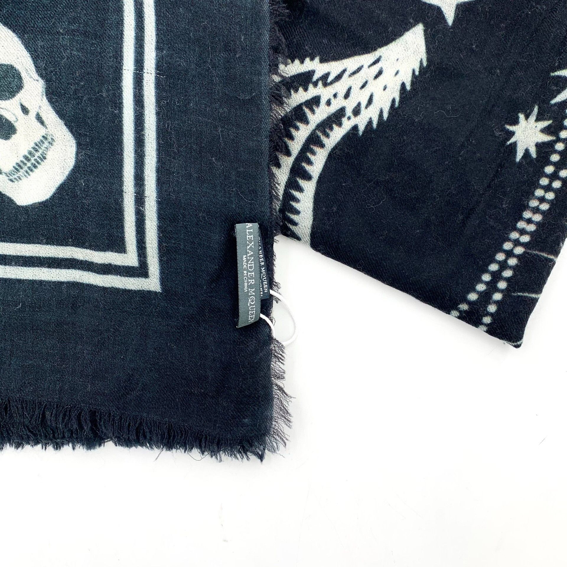 Alexander McQueen Alexander McQueen Black Scarf M Men Size ONE SIZE - 6 Thumbnail