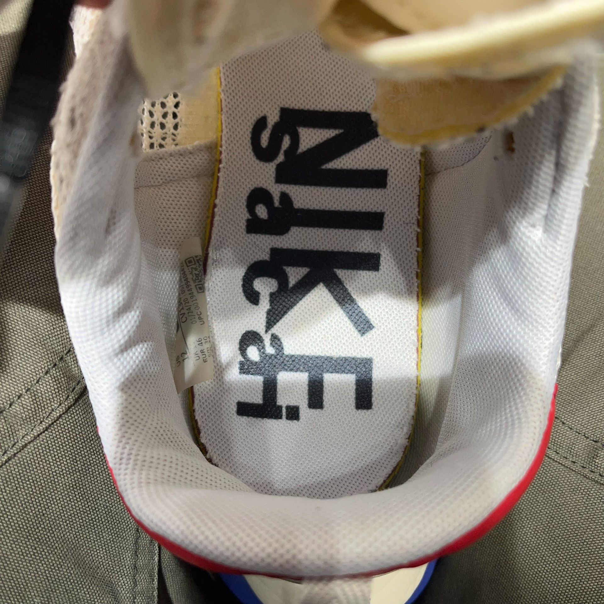 Nike Nike SACAI White Lowtop Sneakers 13 Men Size US 13 / EU 46 - 7 Thumbnail