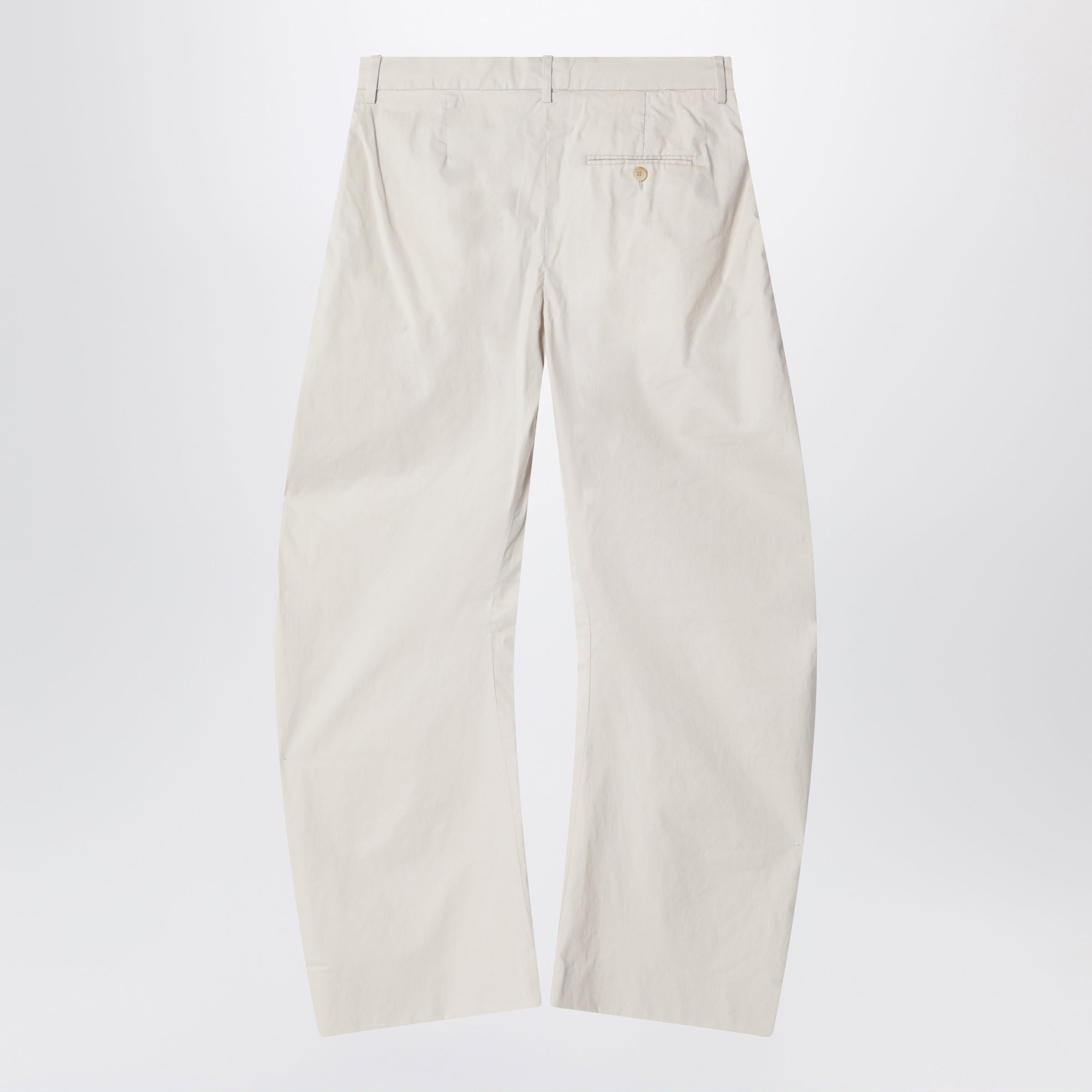 Acne Studios Acne Studios Casual Twill Trousers Light Beige Size 28" / US 6 / IT 42 - 2 Thumbnail