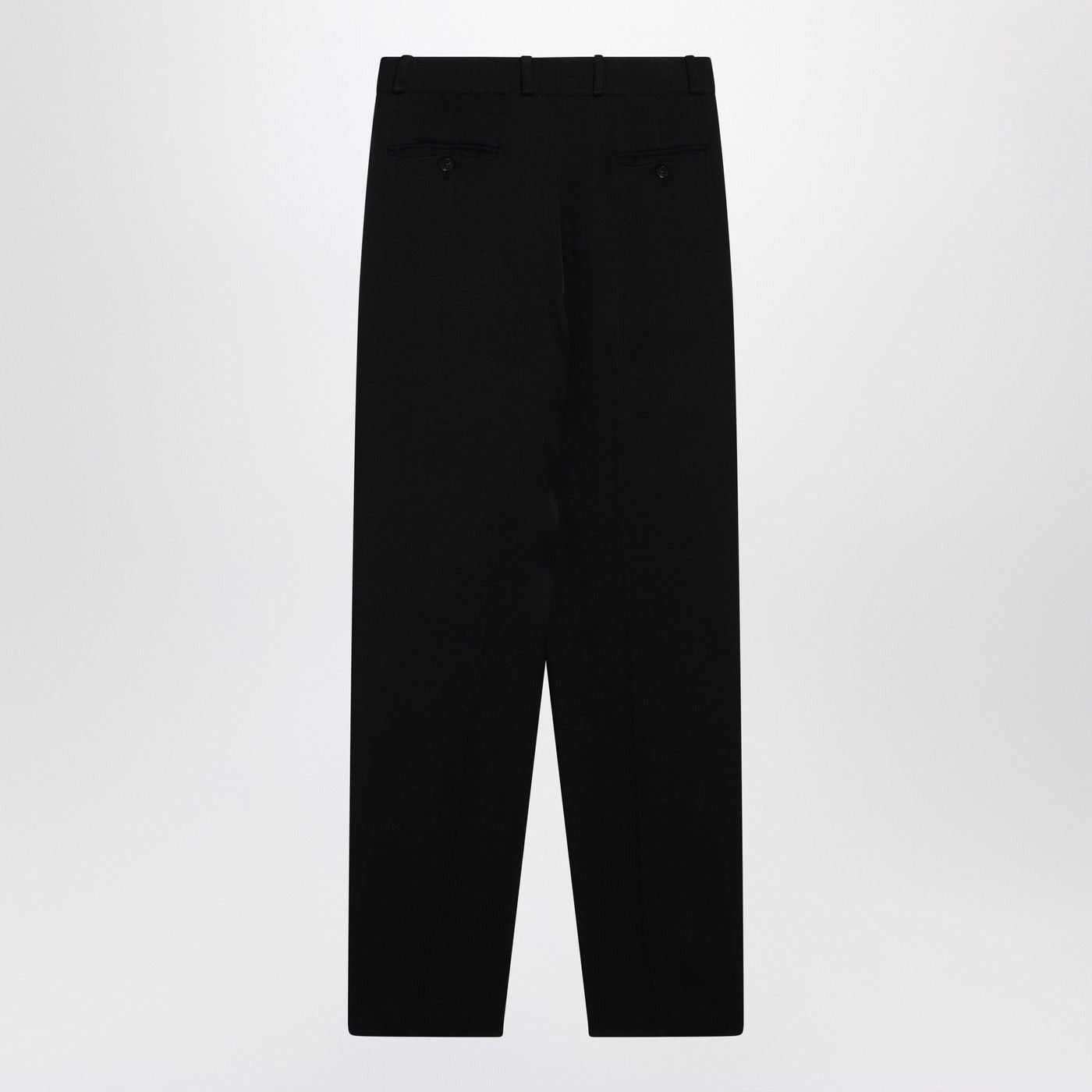 Loulou de Saison Loulou De Saison Black Wool-Blend Trousers Size 30" / US 8 / IT 44 - 2 Thumbnail