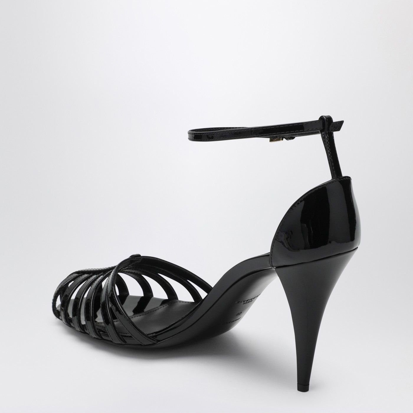 Givenchy Givenchy Patent Leather Cage Heeled Sandals Size US 6 / IT 36 - 2 Thumbnail