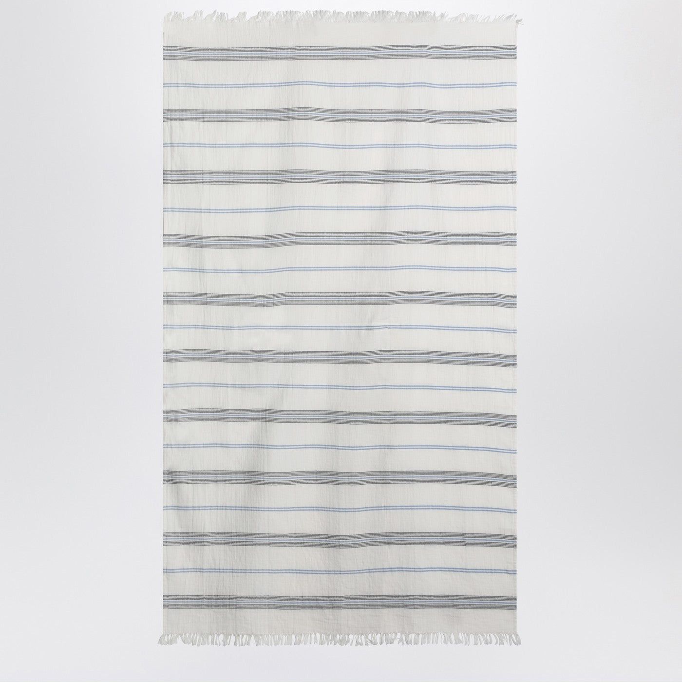 Tekla Tekla White Beach Towel With Striped Pattern Size ONE SIZE - 2 Thumbnail
