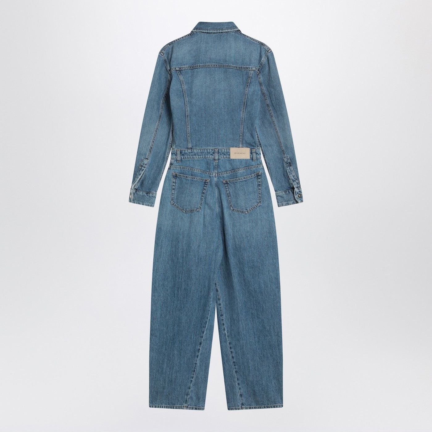 Givenchy Givenchy Light Blue Denim Jumpsuit Size 26" / US 2 / IT 38 - 2 Thumbnail