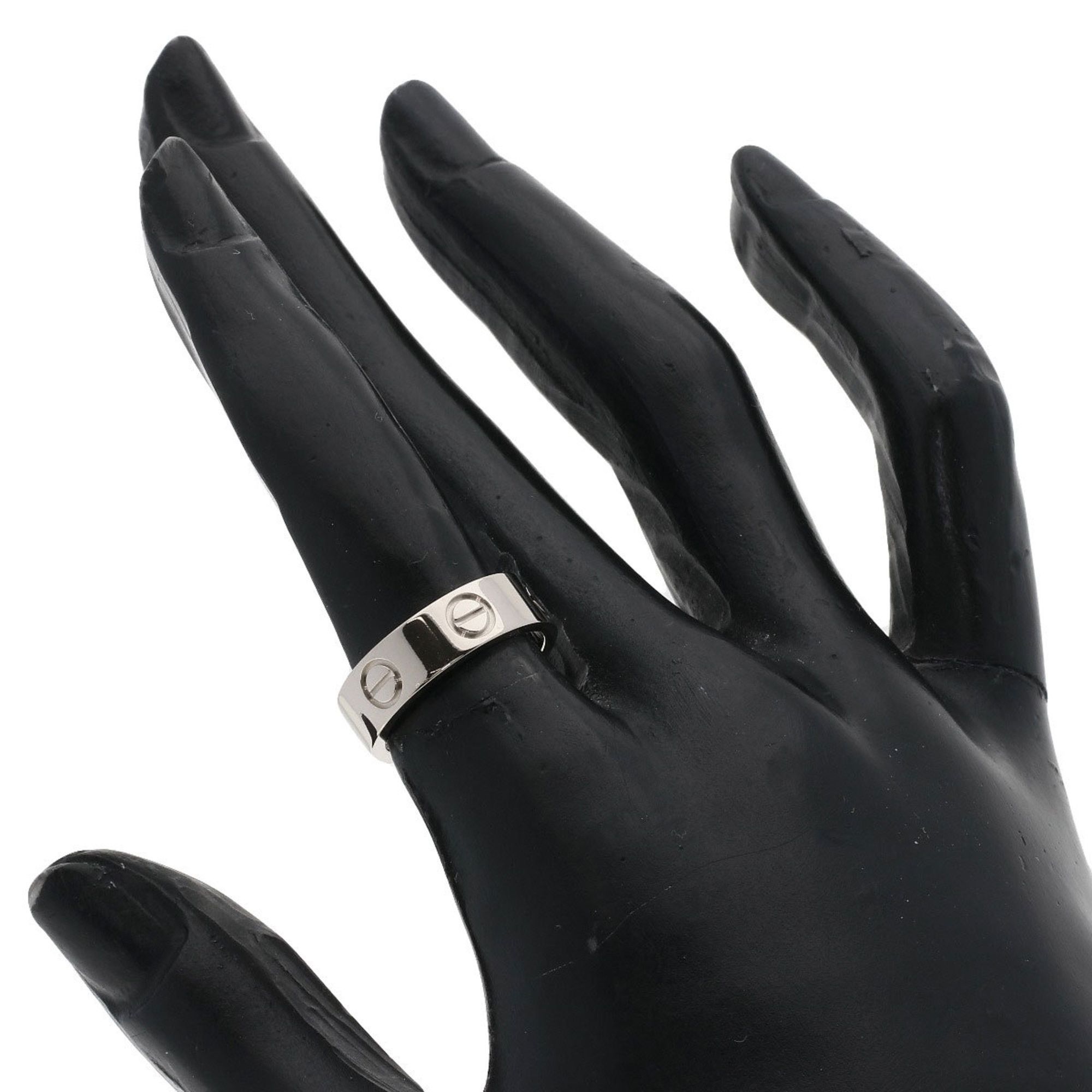 Cartier Cartier Love Ring #49, 18K White Gold, Women's Ring, CARTIER Size ONE SIZE - 5 Thumbnail