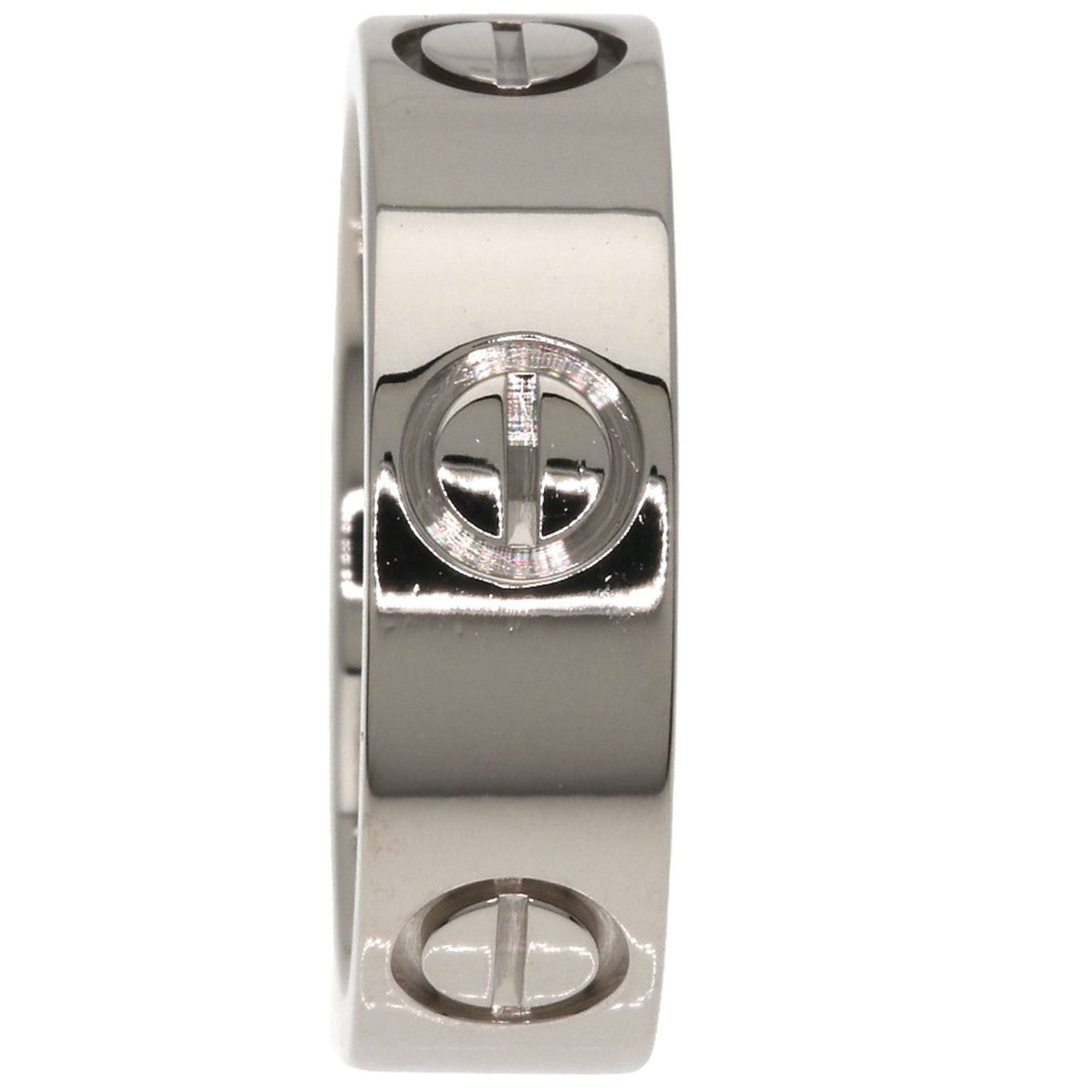 Cartier Cartier Love Ring #49, 18K White Gold, Women's Ring, CARTIER Size ONE SIZE - 3 Thumbnail