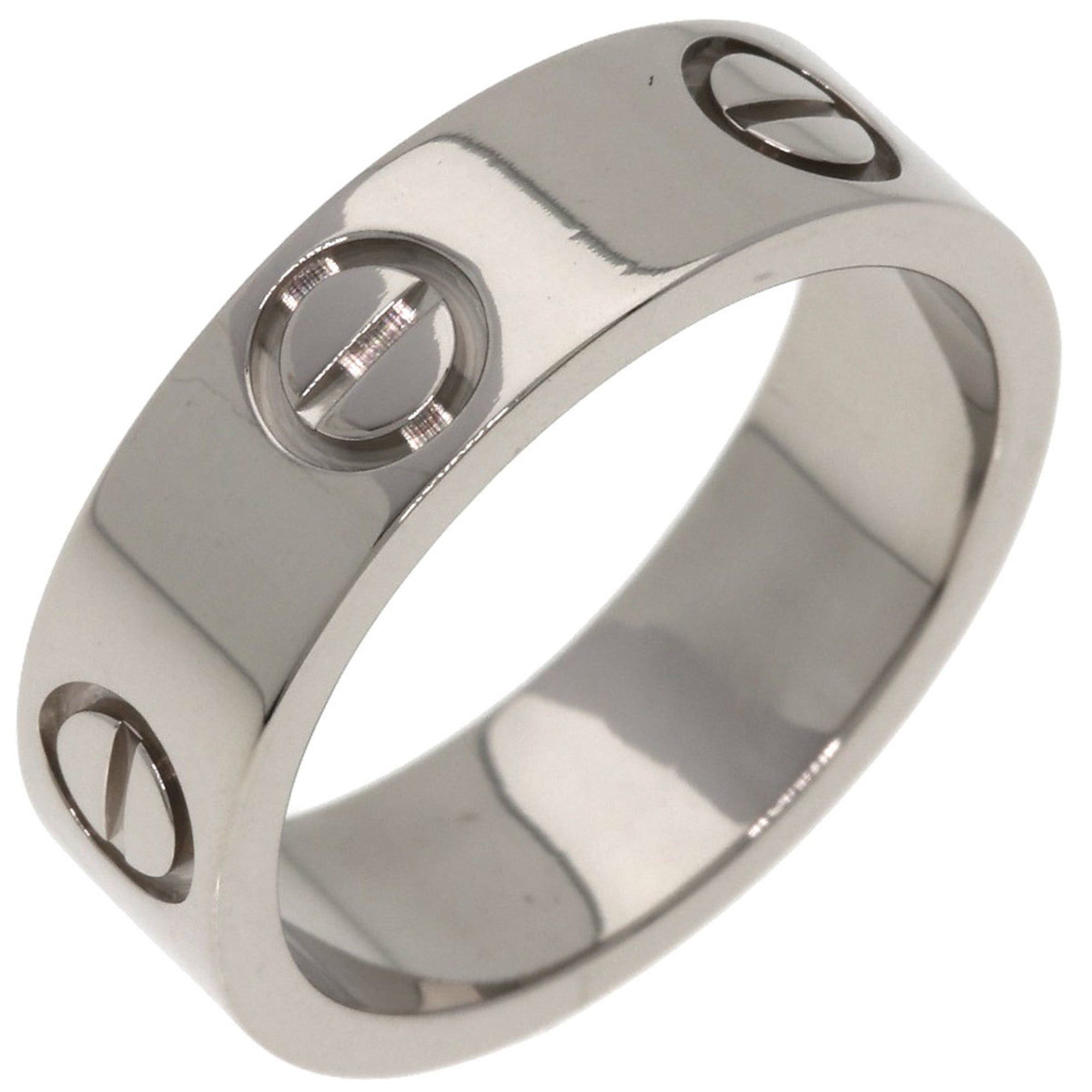 Cartier Cartier Love Ring #49, 18K White Gold, Women's Ring, CARTIER Size ONE SIZE - 2 Thumbnail