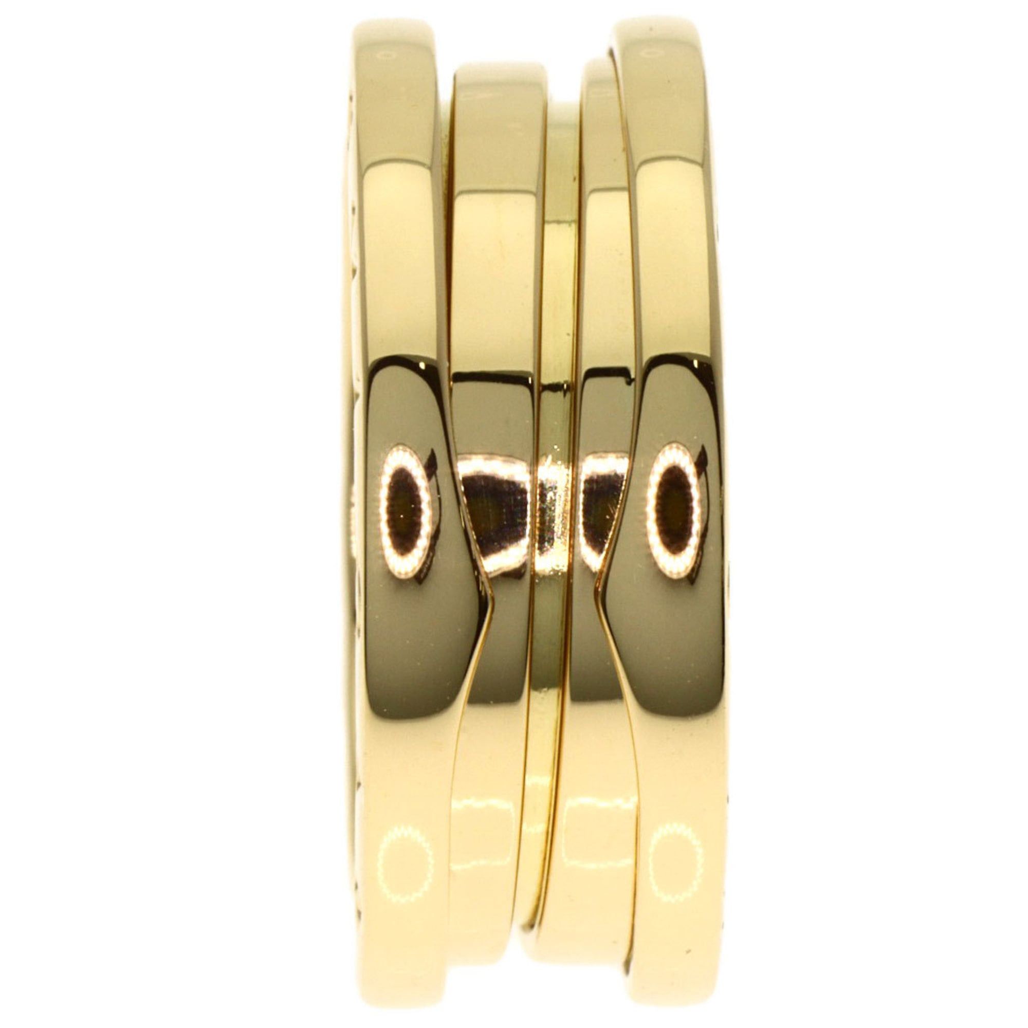 Bvlgari BVLGARI B-zero1 2-band ring #52, 18K yellow gold, women's. Size ONE SIZE - 3 Thumbnail