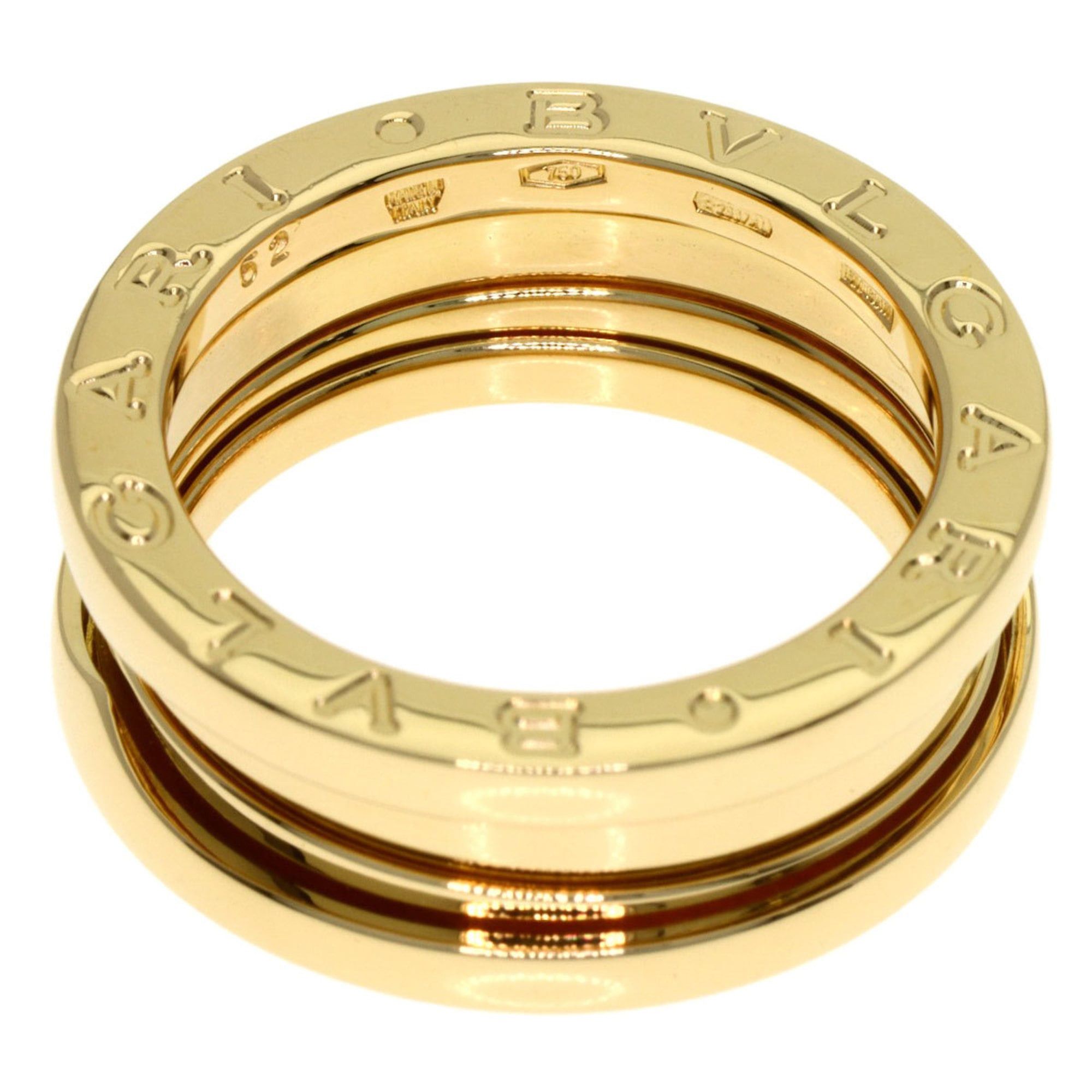Bvlgari BVLGARI B-zero1 2-band ring #52, 18K yellow gold, women's. Size ONE SIZE - 4 Thumbnail
