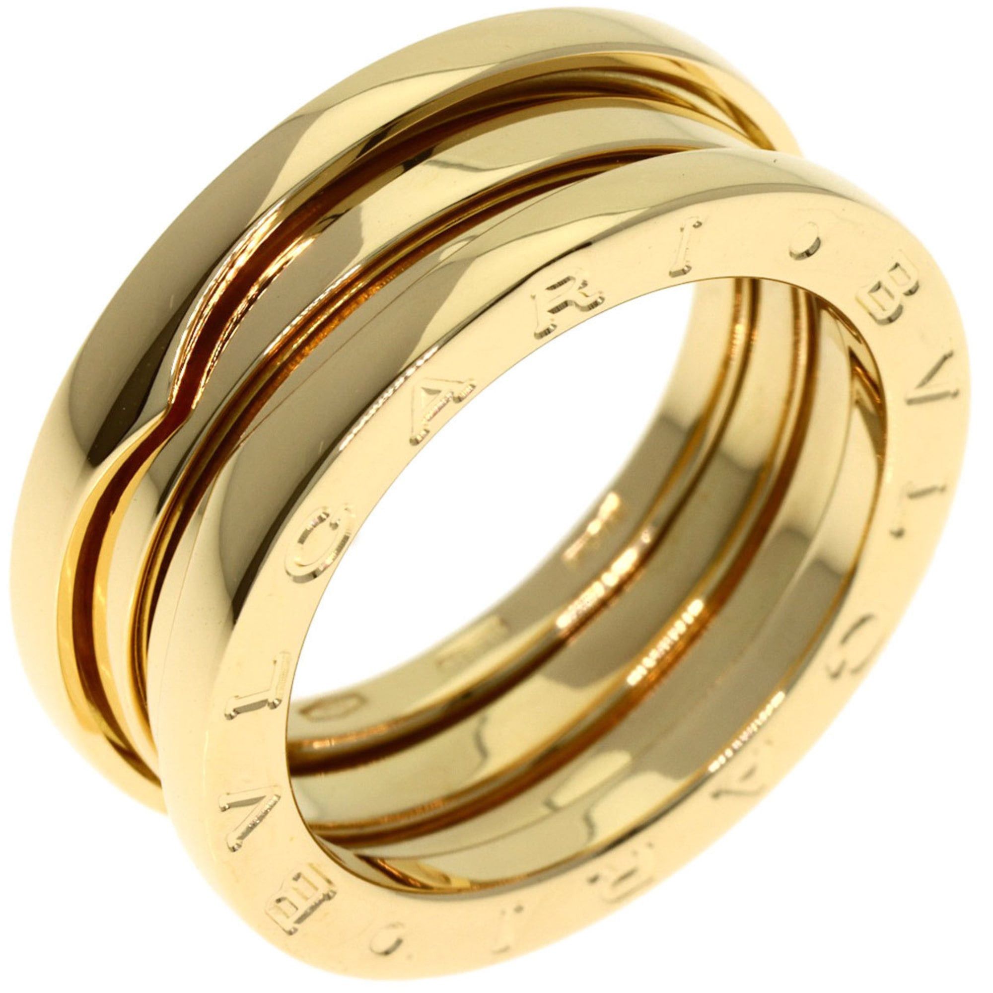 Bvlgari BVLGARI B-zero1 2-band ring #52, 18K yellow gold, women's. Size ONE SIZE - 2 Thumbnail