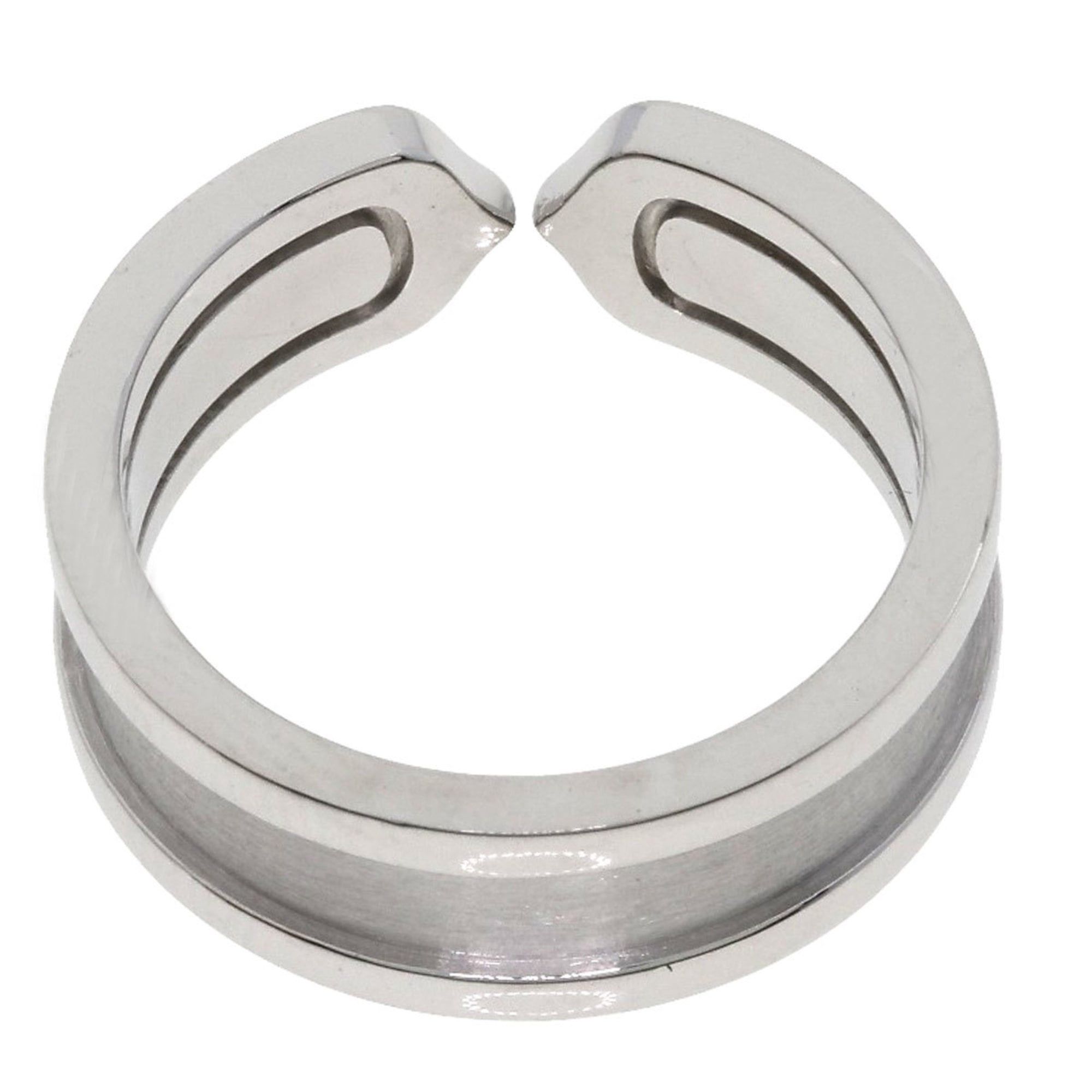Cartier Cartier C2 Ring #51, 18K White Gold, Women's Ring, CARTIER Size ONE SIZE - 4 Thumbnail