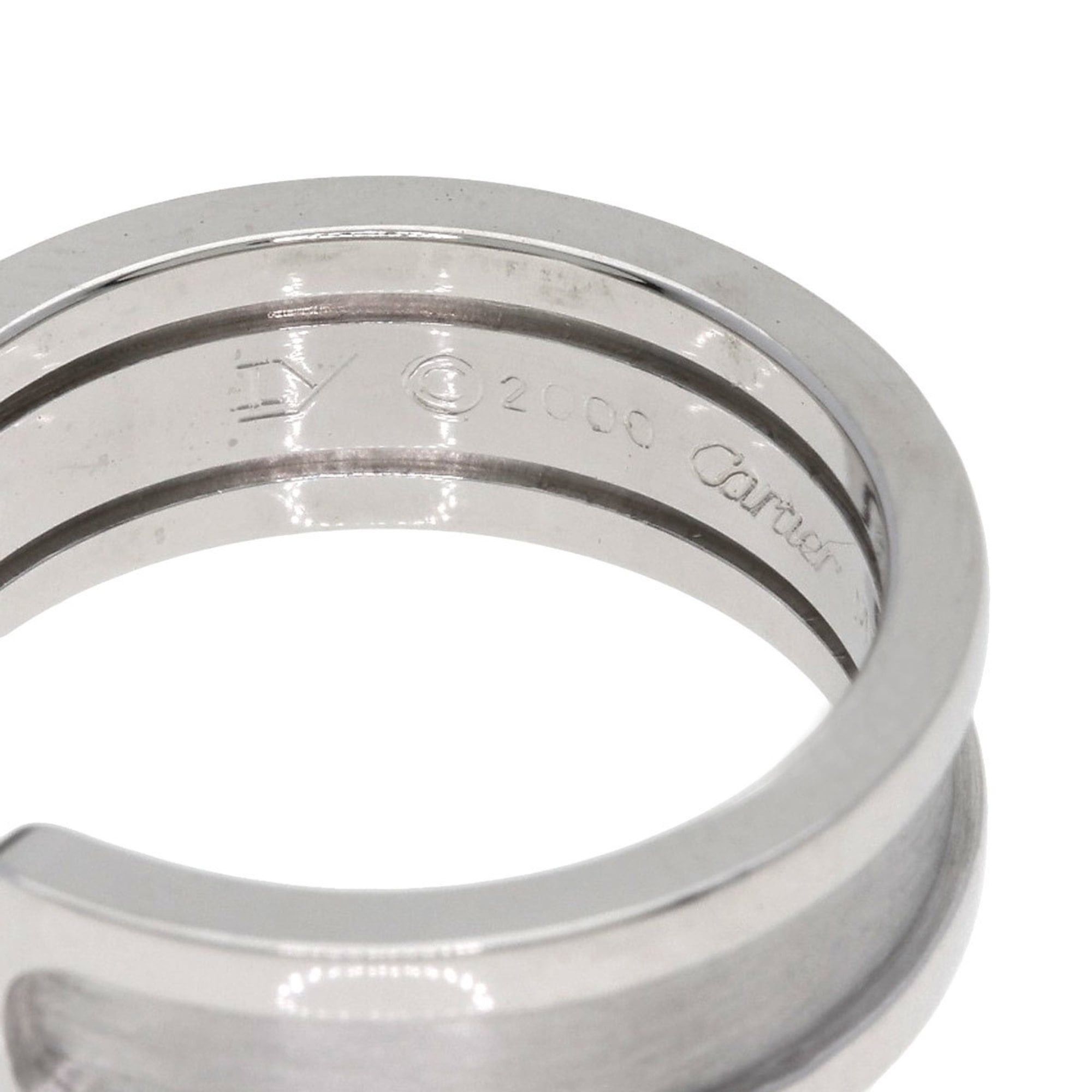 Cartier Cartier C2 Ring #51, 18K White Gold, Women's Ring, CARTIER Size ONE SIZE - 6 Thumbnail