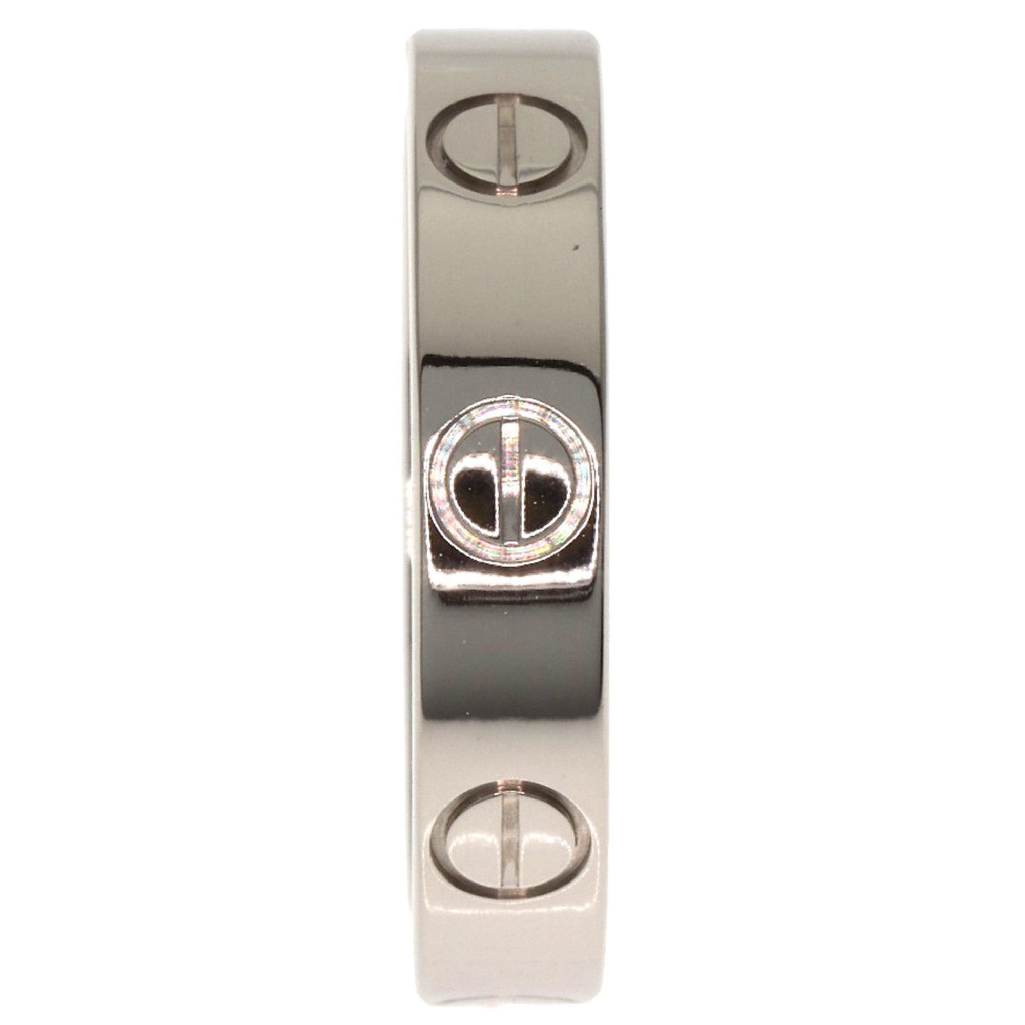 Cartier Cartier Mini Love Ring #48, 18K White Gold, Women's Ring, CARTIER Size ONE SIZE - 3 Thumbnail