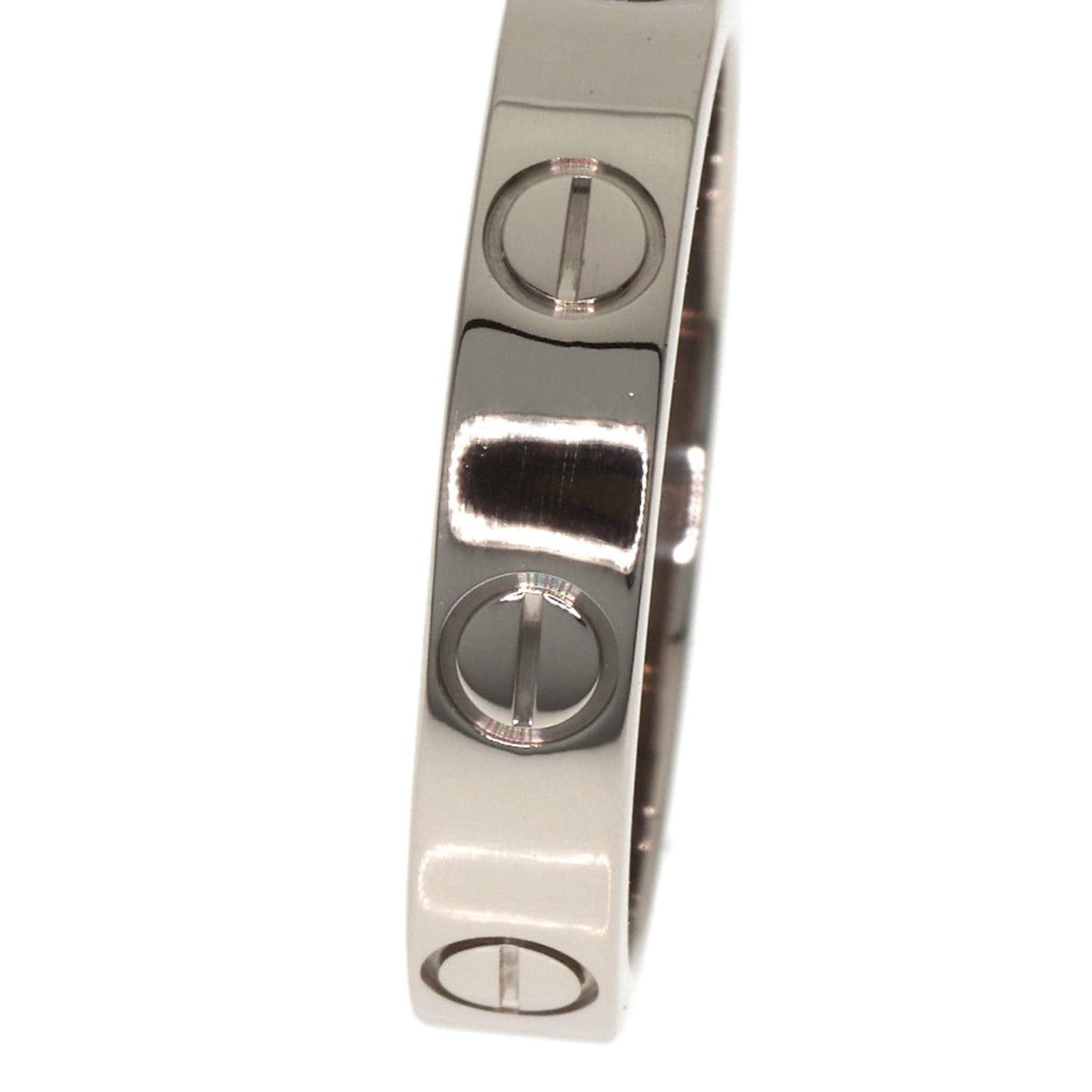 Cartier Cartier Mini Love Ring #48, 18K White Gold, Women's Ring, CARTIER Size ONE SIZE - 7 Thumbnail