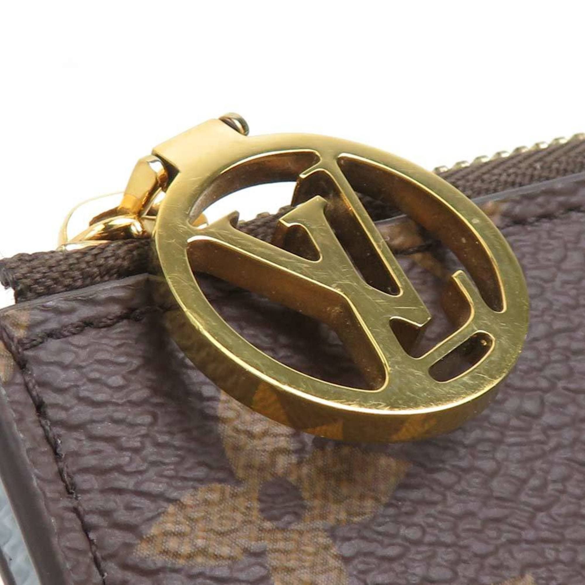 Louis Vuitton Louis Vuitton Wallet, Coin Purse, Business Card Holder, Case, Monogram Porte Carte Romy, Canvas, Brown x Light Blue, Men's and Women's, M83602, Free Shipping, 56620i Size ONE SIZE - 11 Thumbnail