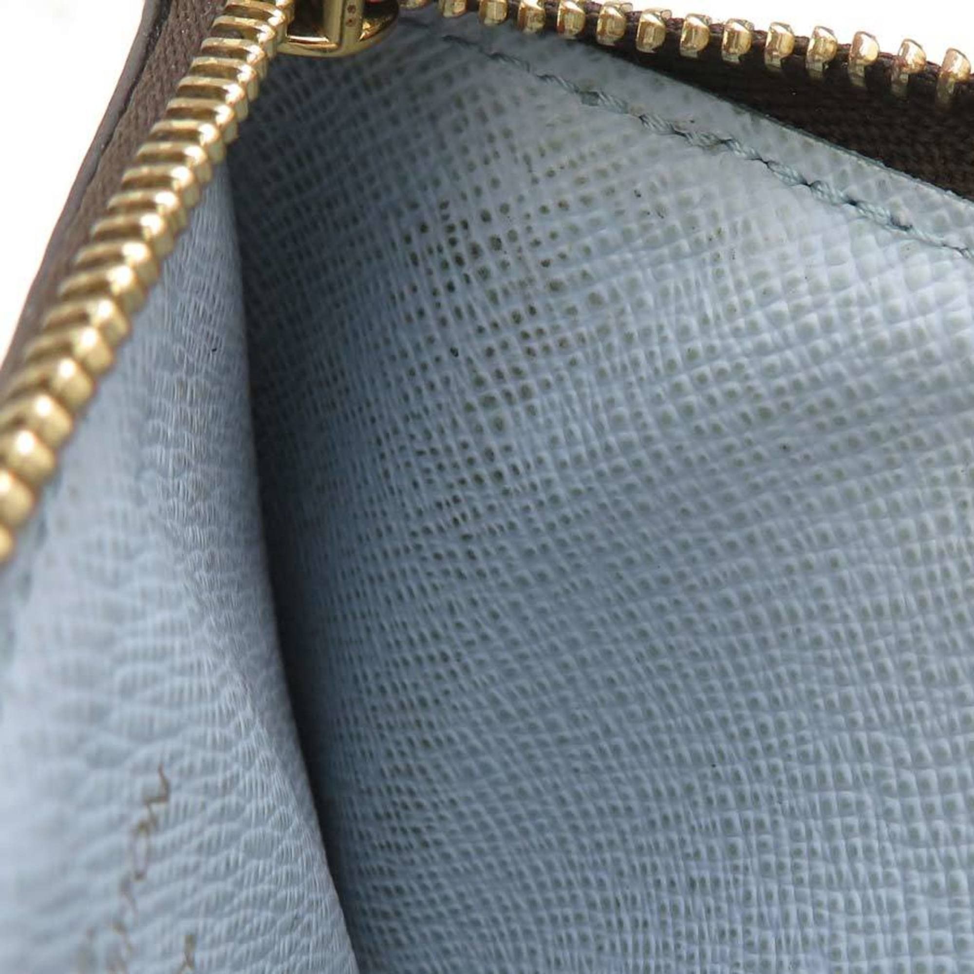 Louis Vuitton Louis Vuitton Wallet, Coin Purse, Business Card Holder, Case, Monogram Porte Carte Romy, Canvas, Brown x Light Blue, Men's and Women's, M83602, Free Shipping, 56620i Size ONE SIZE - 9 Thumbnail