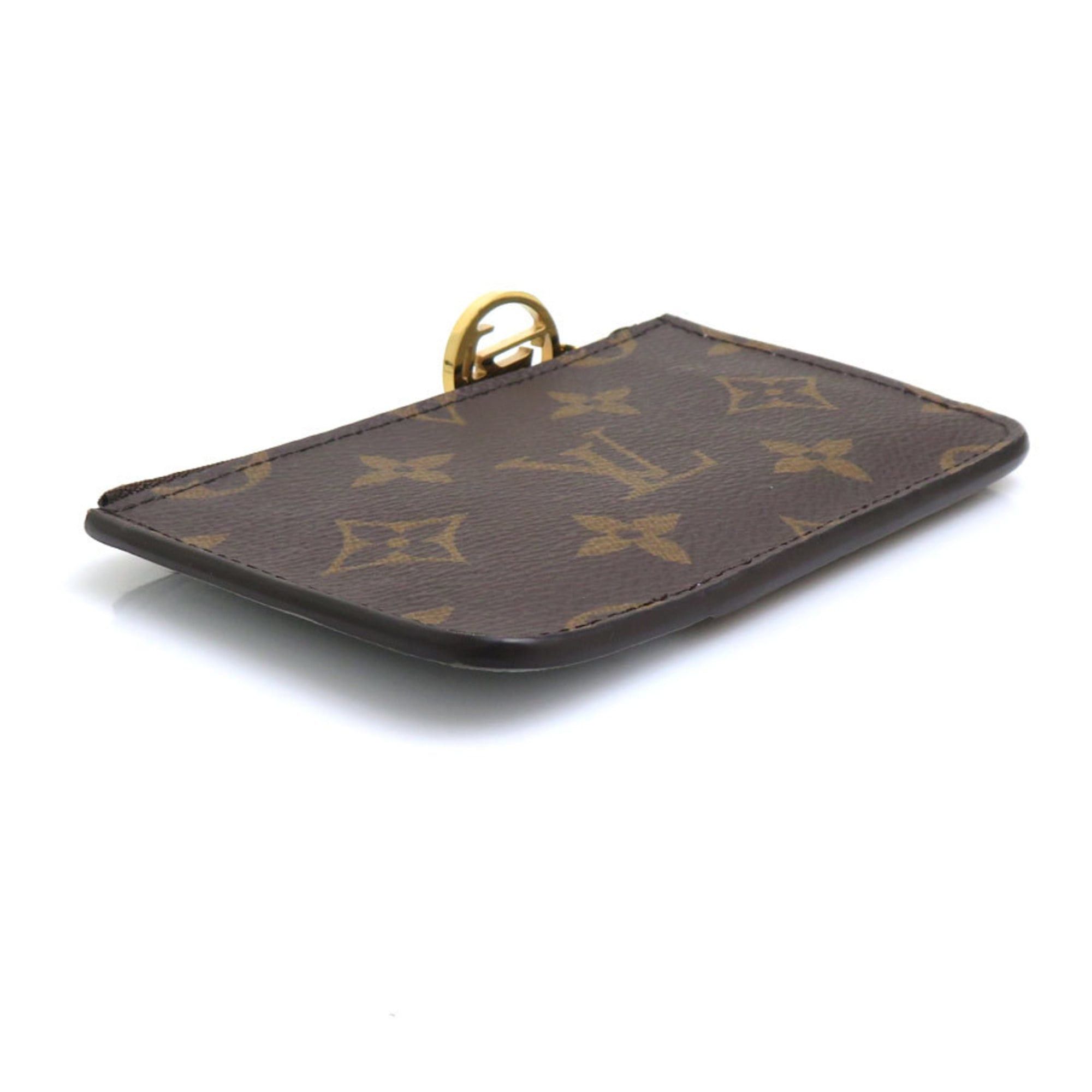Louis Vuitton Louis Vuitton Wallet, Coin Purse, Business Card Holder, Case, Monogram Porte Carte Romy, Canvas, Brown x Light Blue, Men's and Women's, M83602, Free Shipping, 56620i Size ONE SIZE - 4 Thumbnail