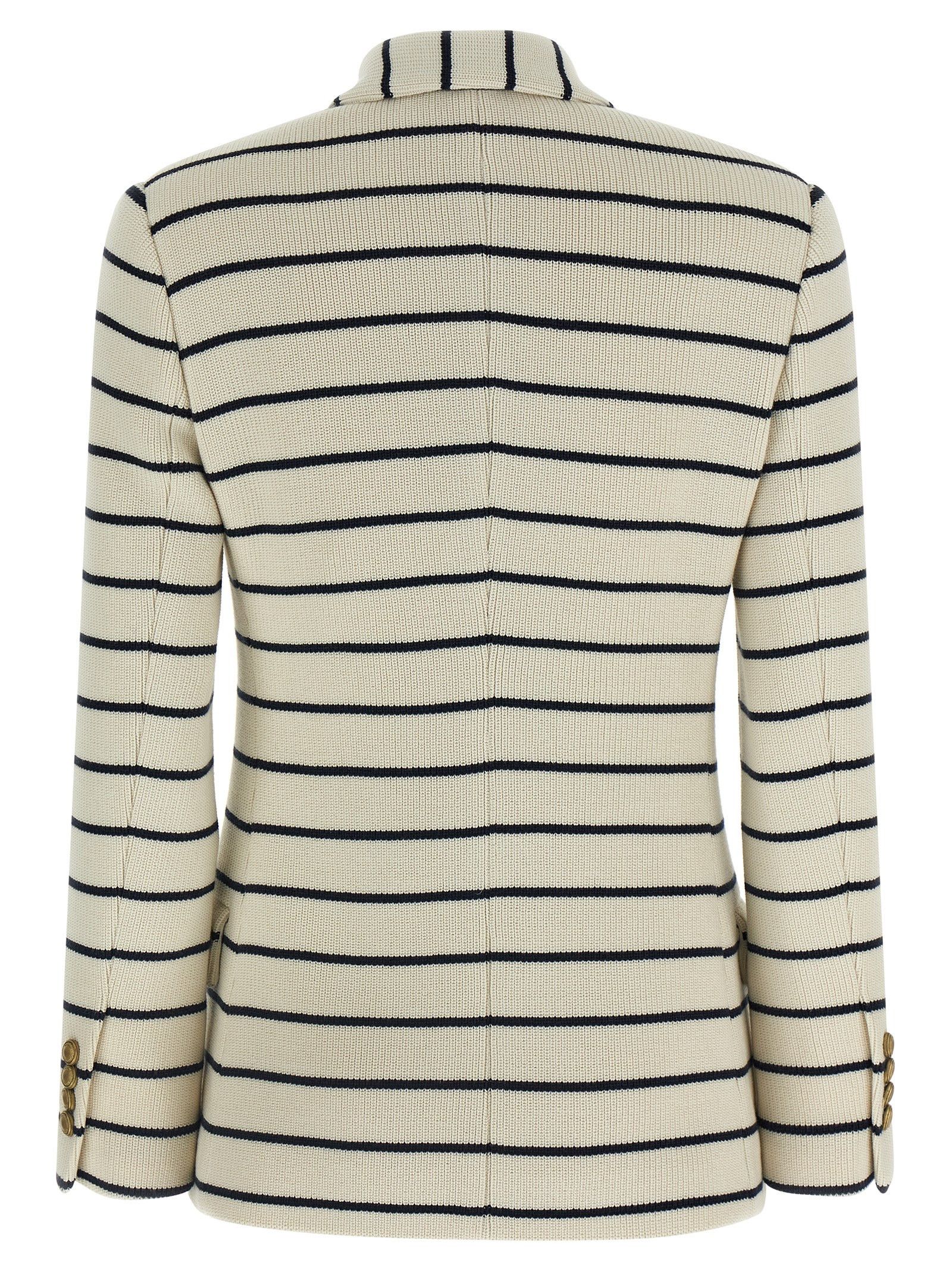 Brunello Cucinelli Striped Sweater Blazer Size S / US 4 / IT 40 - 2 Thumbnail