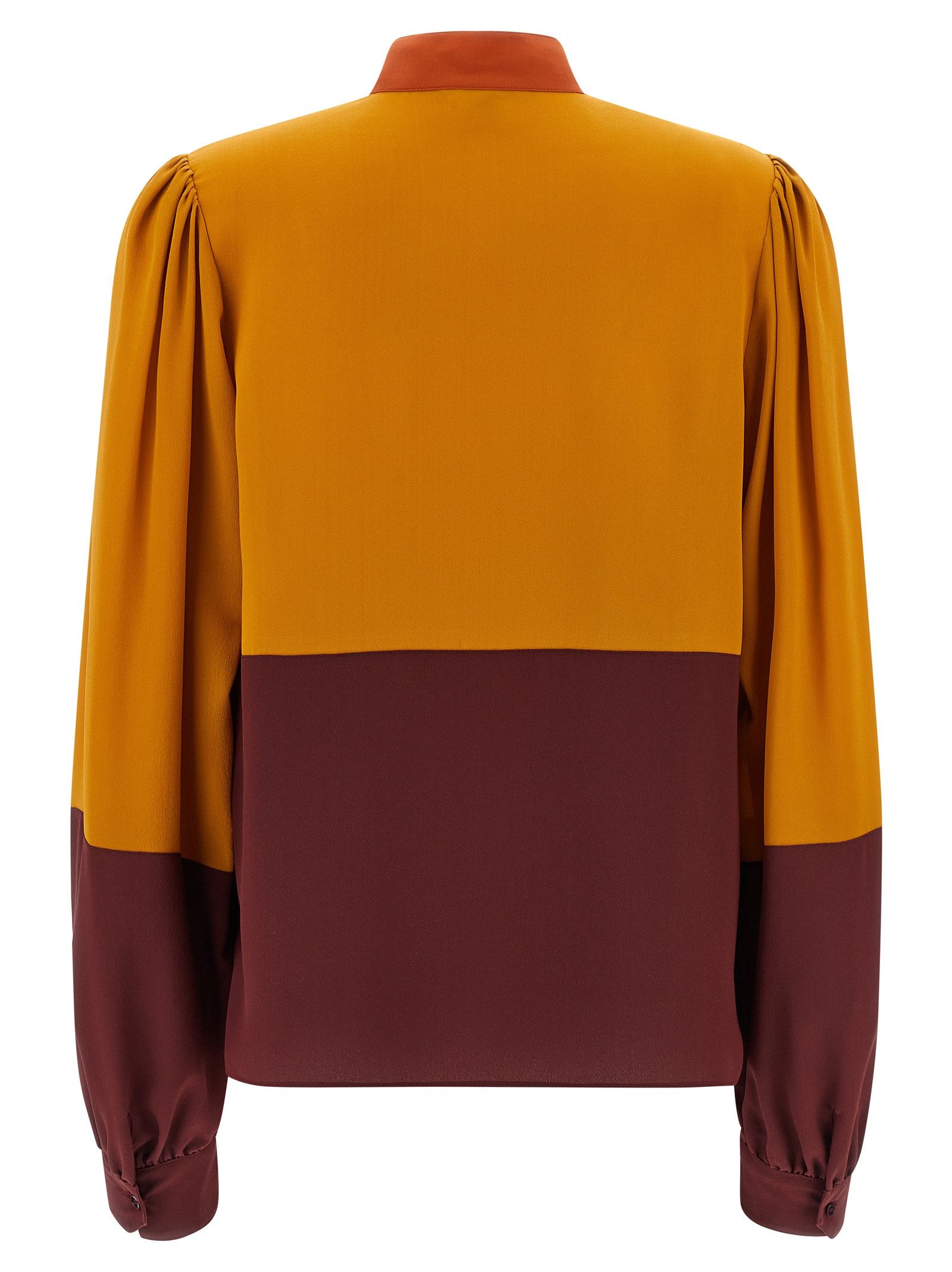 Saint Laurent Paris Color-Block Blouse Size S / US 4 / IT 40 - 2 Thumbnail