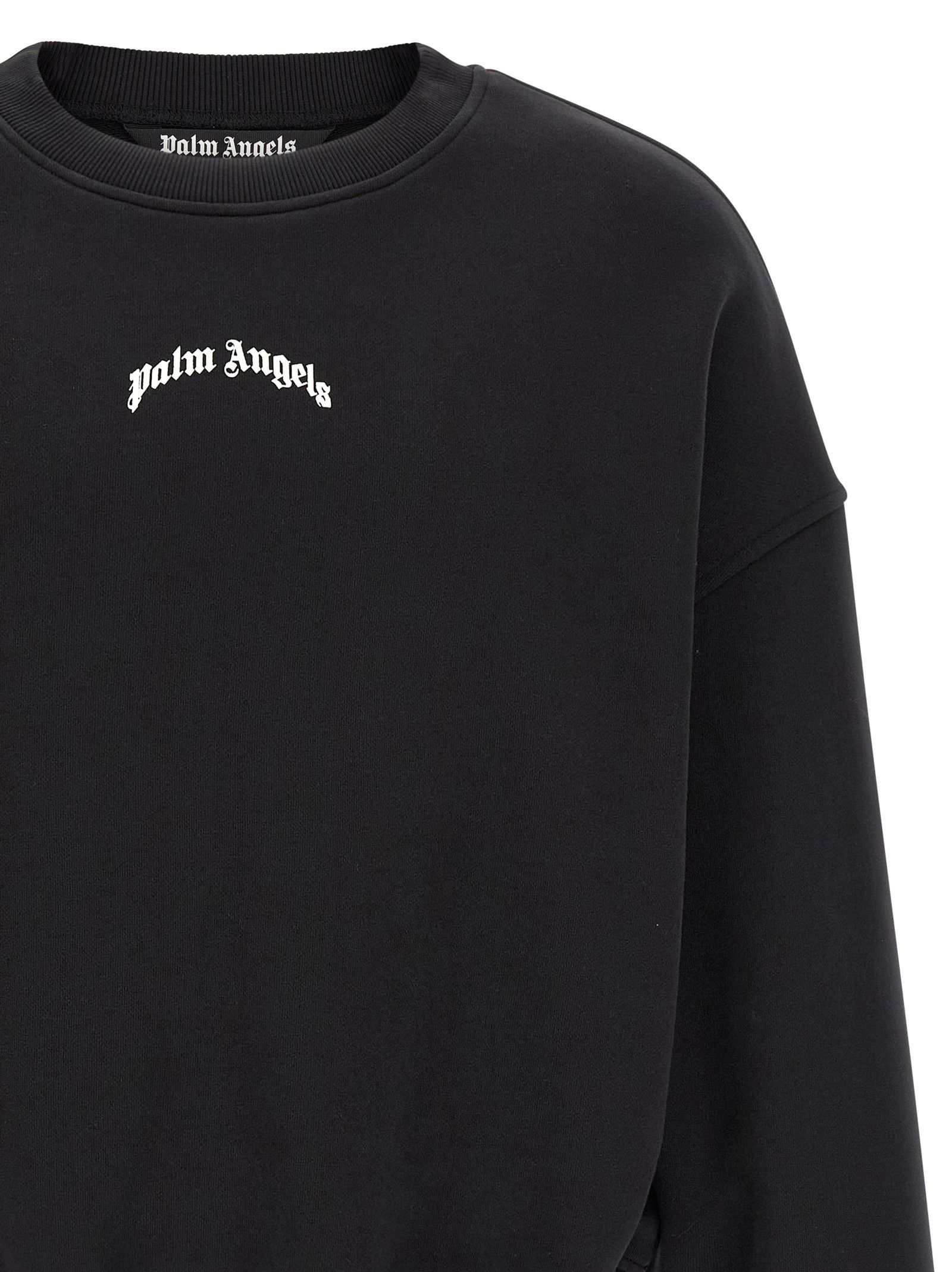 Palm Angels 'Back Curved Logo' Sweatshirt Size US XL / EU 56 / 4 - 3 Thumbnail