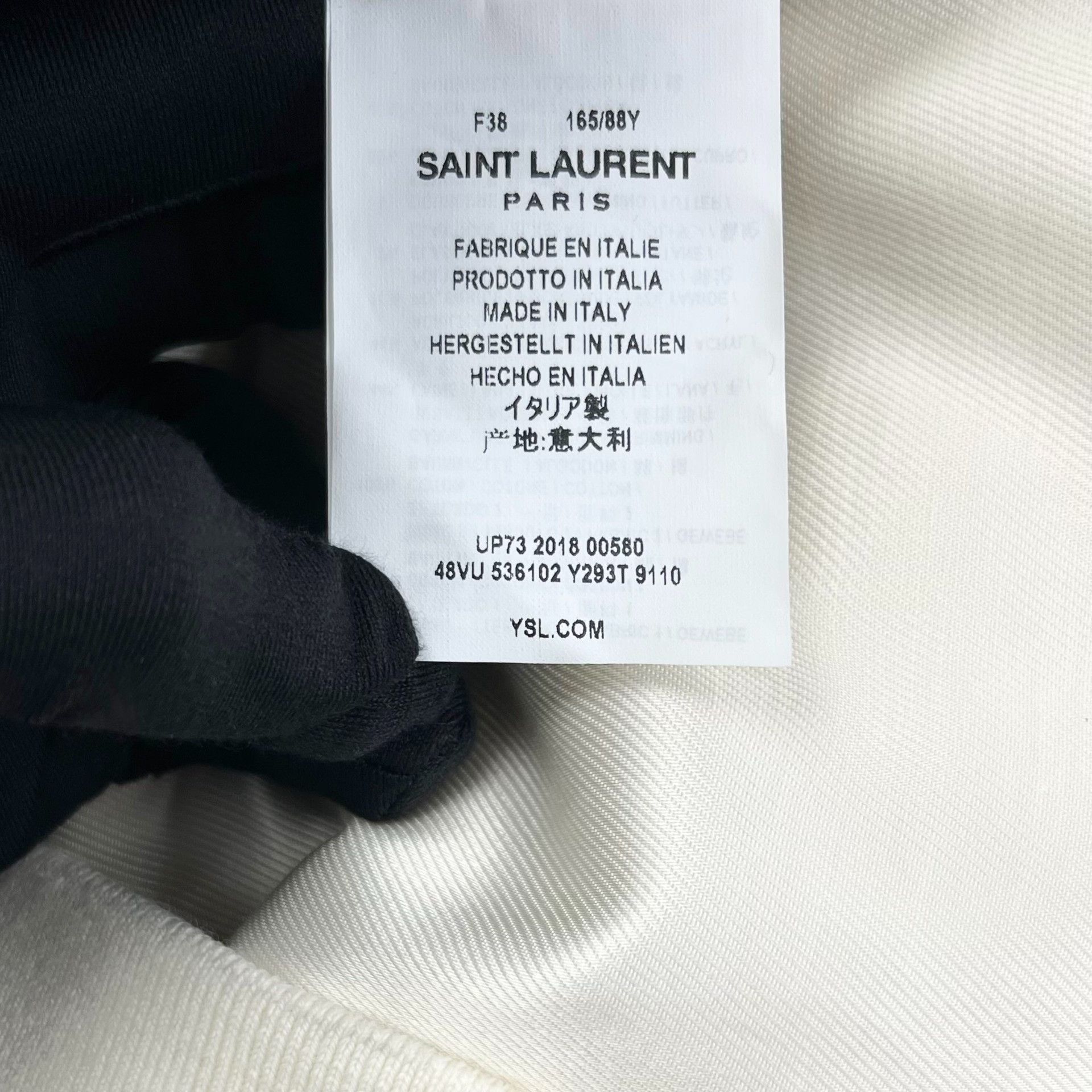 Saint Laurent Paris Saint Laurent White Teddy Bomber Jacket Size US M / EU 48-50 / 2 - 4 Thumbnail