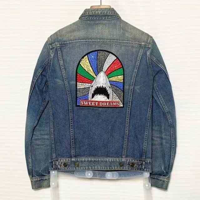 Saint Laurent Paris Saint Laurent Limited Shark Denim Jacket Size US S / EU 44-46 / 1 - 2 Thumbnail