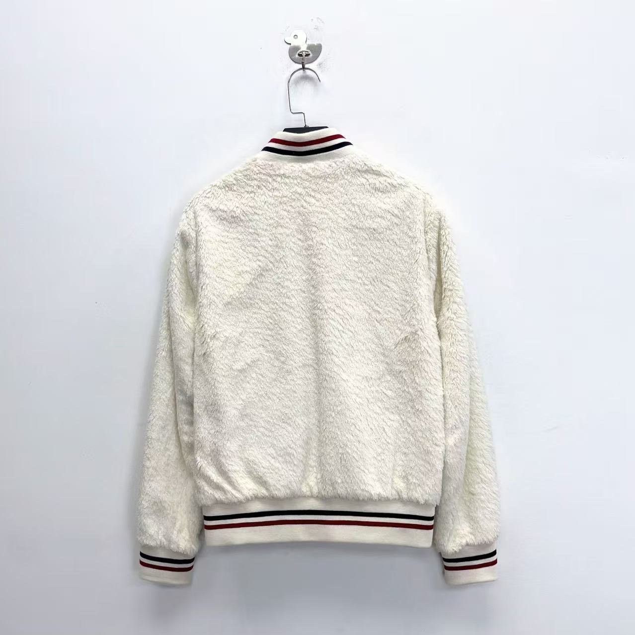 Saint Laurent Paris Saint Laurent White Teddy Bomber Jacket Size US M / EU 48-50 / 2 - 2 Thumbnail