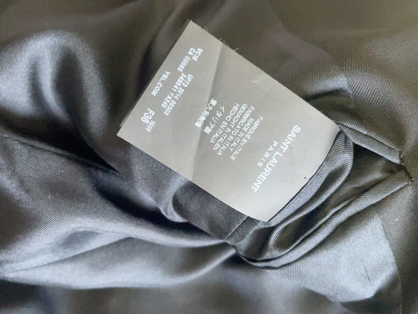 Saint Laurent Paris Saint Laurent Hedi Slimane Wool Blazer Size XS / US 0-2 / IT 36-38 - 3 Thumbnail