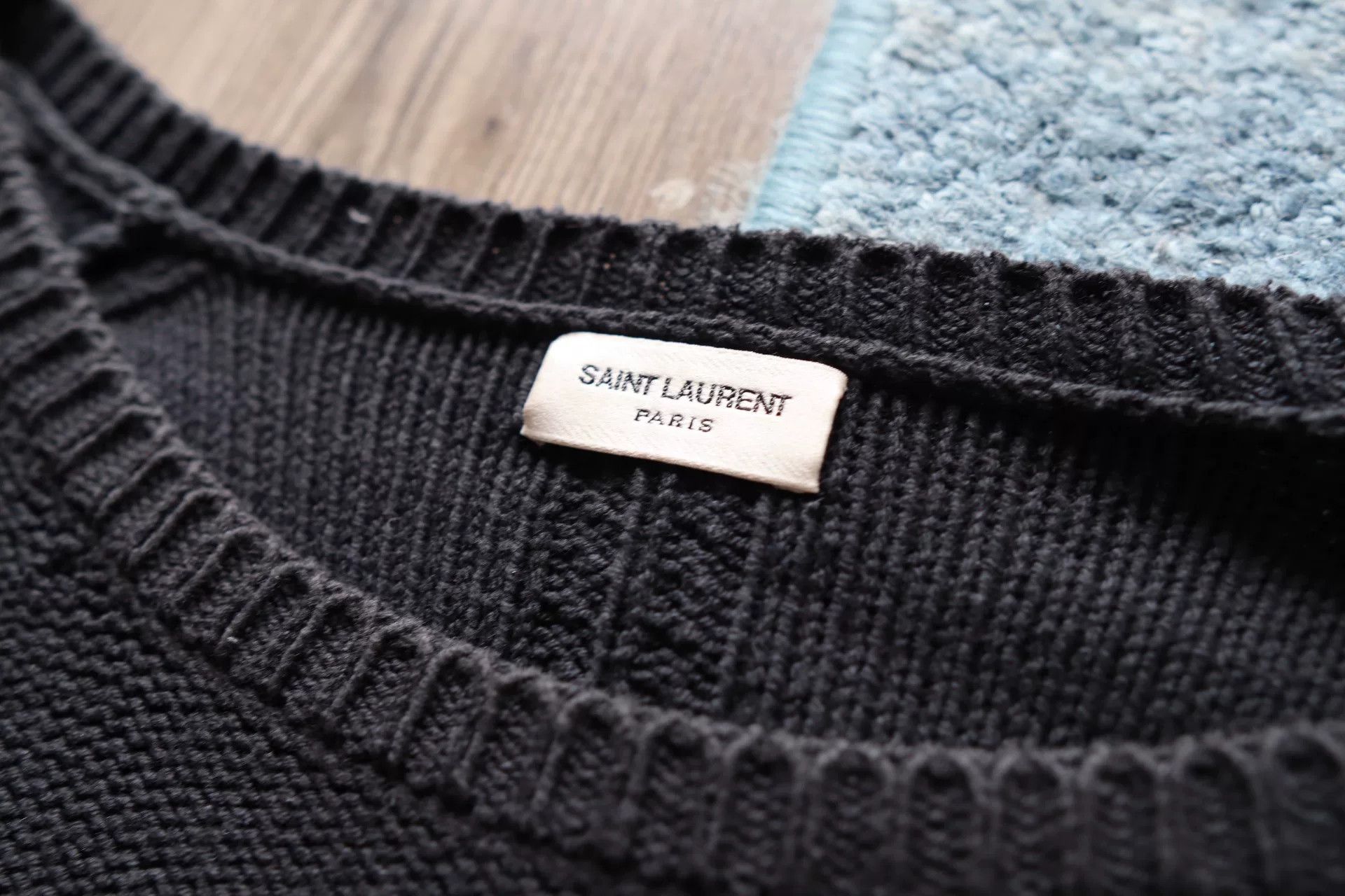 Saint Laurent Paris Saint Laurent Paris Black Sweater XL Size US XL / EU 56 / 4 - 2 Thumbnail
