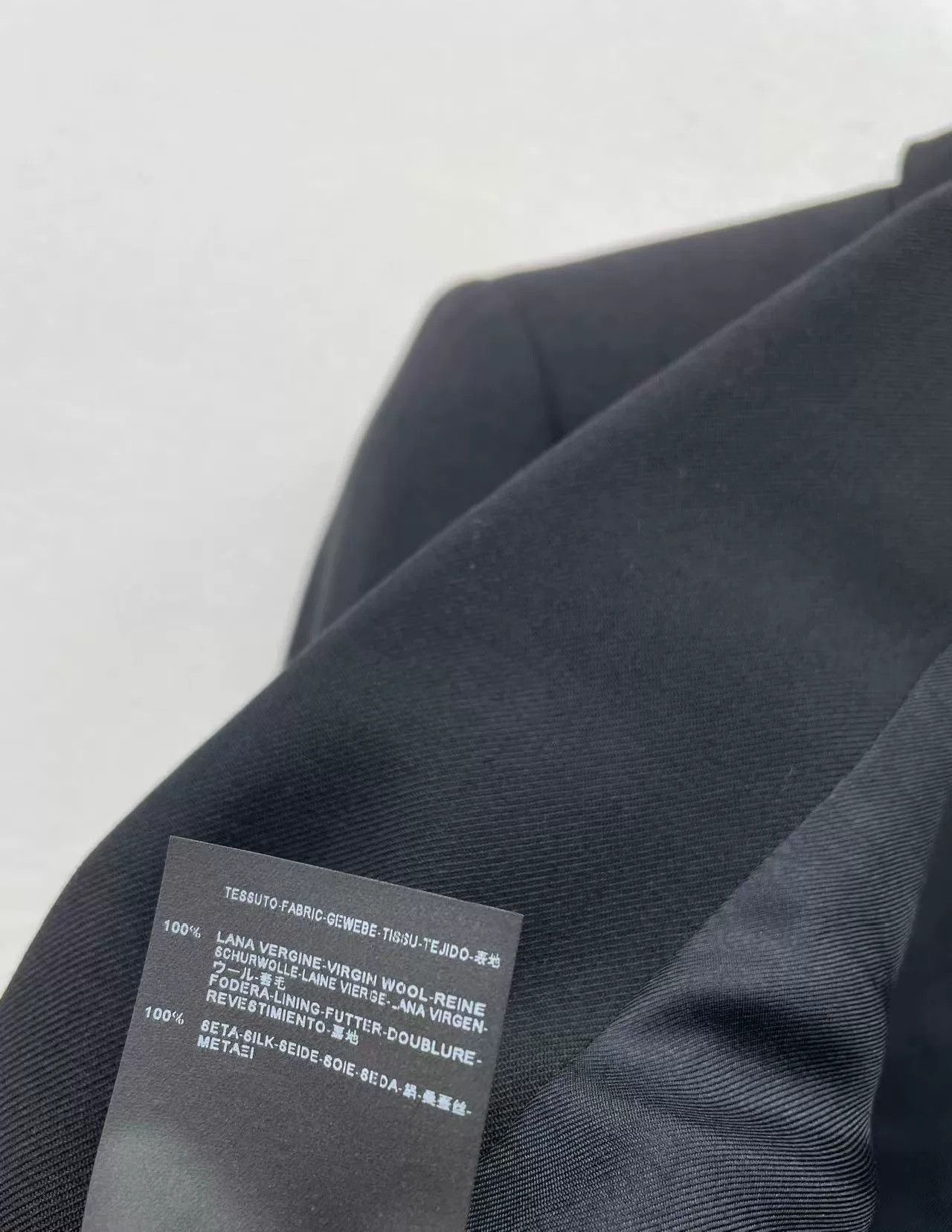 Saint Laurent Paris Saint Laurent Black Wool Blazer Size US L / EU 52-54 / 3 - 8 Thumbnail