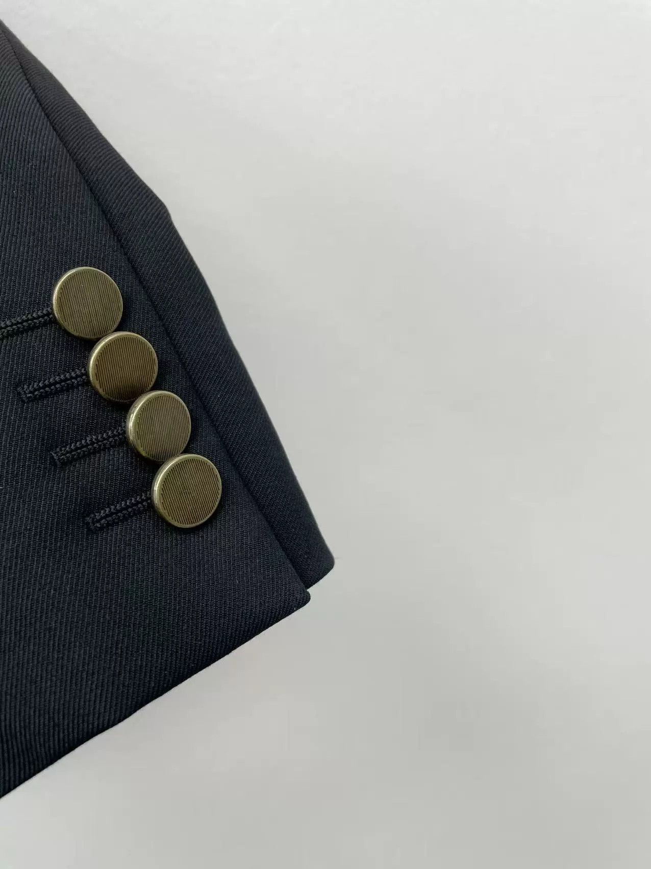 Saint Laurent Paris Saint Laurent Black Wool Blazer Size US L / EU 52-54 / 3 - 4 Thumbnail