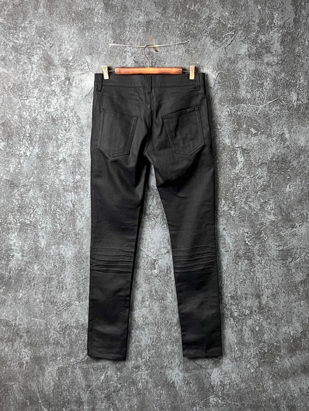 Saint Laurent Paris Saint Laurent Black Cotton Jeans Size US 34 / EU 50 - 2 Thumbnail