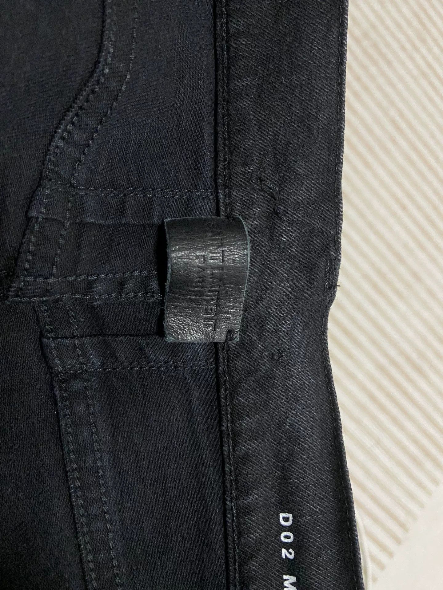 Saint Laurent Paris Saint Laurent Black Jeans Size 31 Size US 31 - 5 Thumbnail