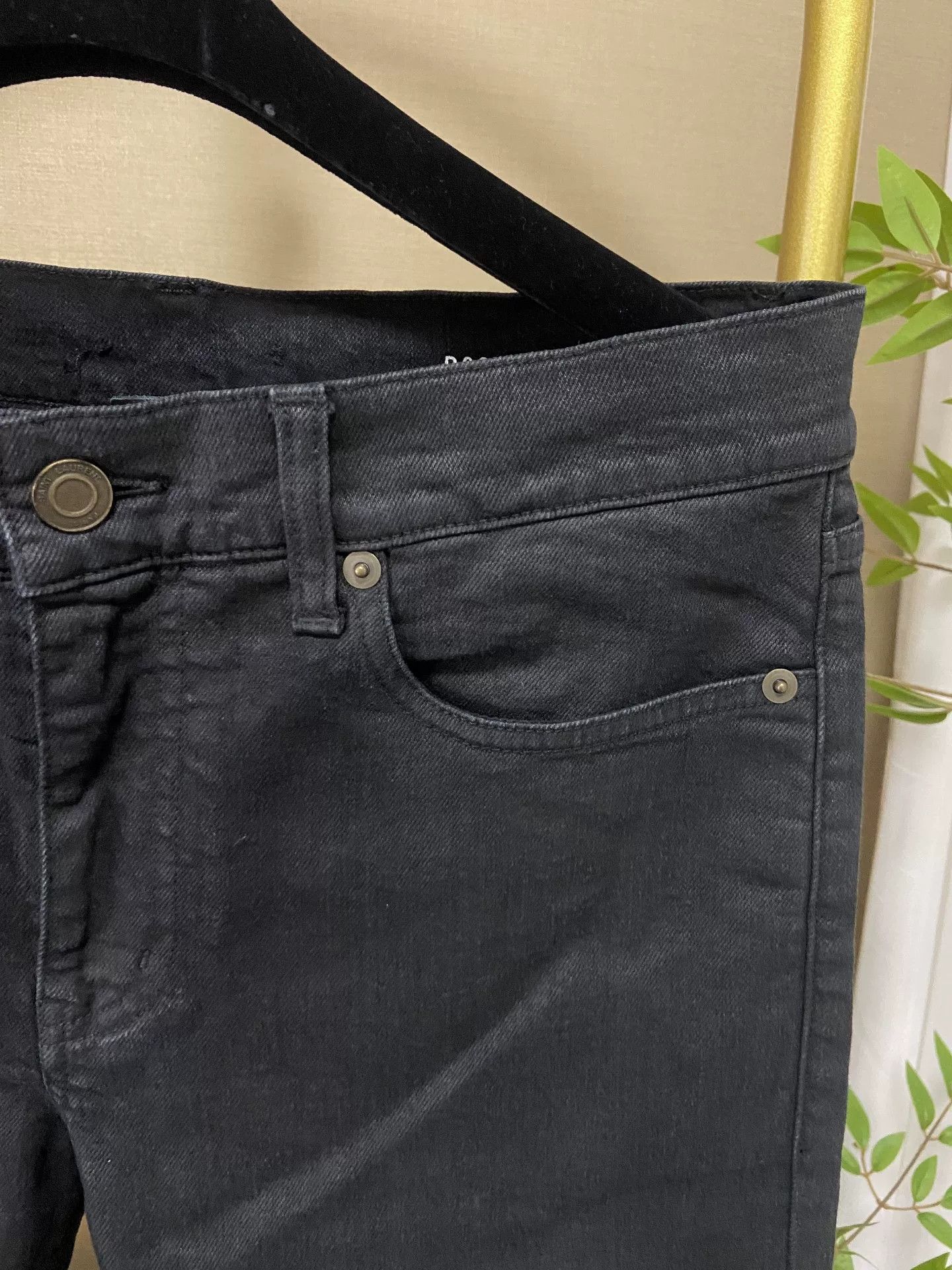 Saint Laurent Paris Saint Laurent Black Jeans Size 31 Size US 31 - 2 Thumbnail